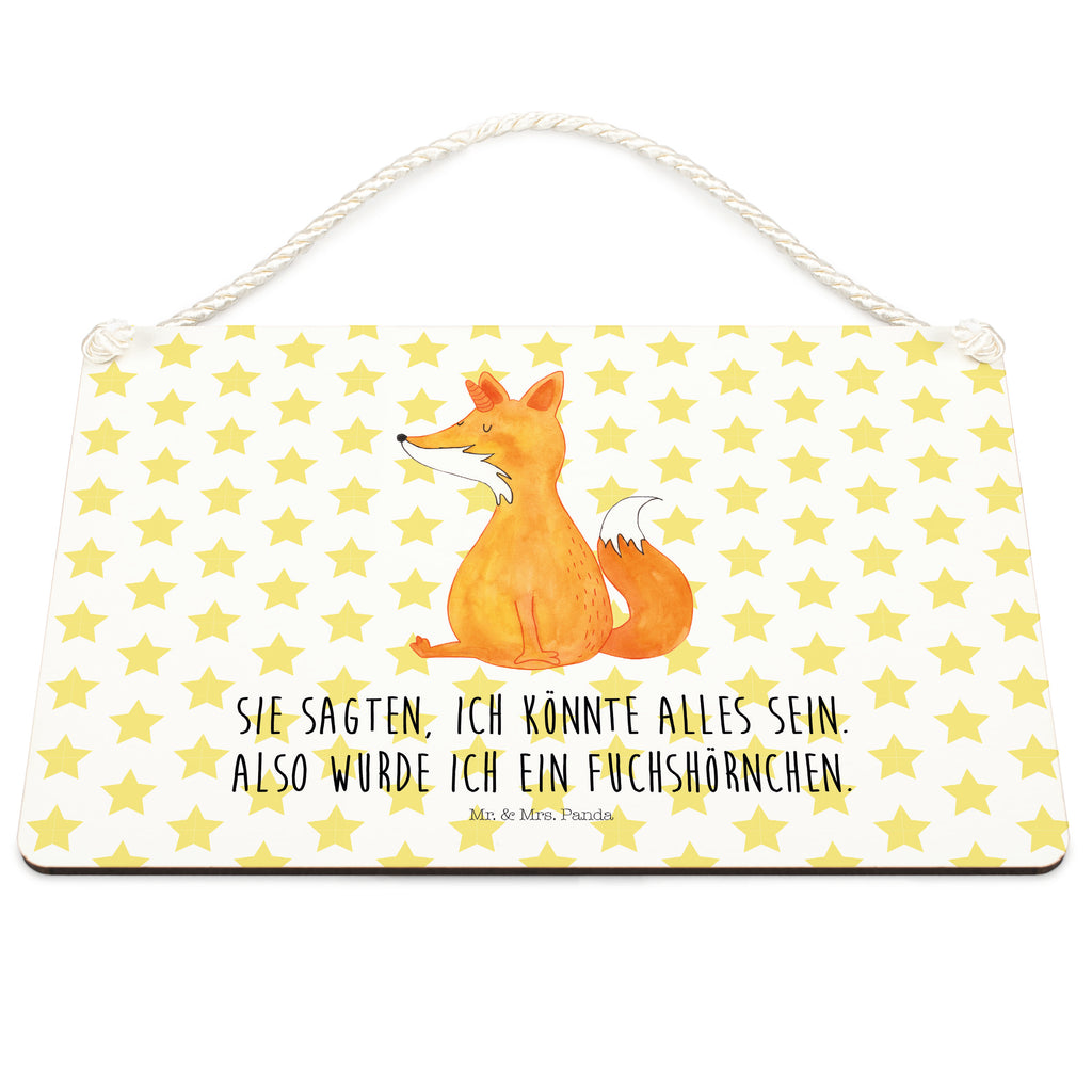 Deko Schild Fuchshörnchen Dekoschild, Deko Schild, Schild, Tür Schild, Türschild, Holzschild, Wandschild, Wanddeko, Einhorn, Einhörner, Einhorn Deko, Pegasus, Unicorn, Fuchs, Unicorns, Fuchshörnchen, Fuchshorn, Foxycorn, Füchse