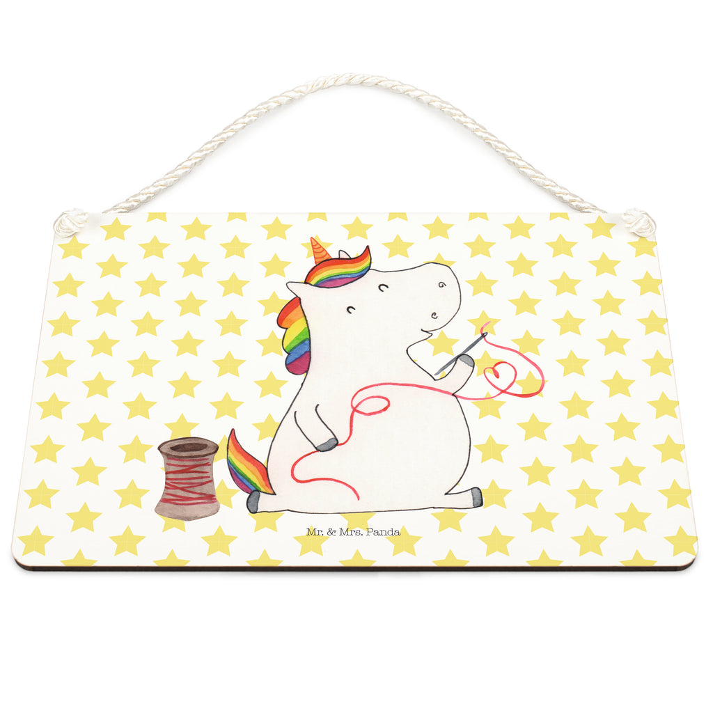Deko Schild Einhorn Näherin Dekoschild, Deko Schild, Schild, Tür Schild, Türschild, Holzschild, Wandschild, Wanddeko, Einhorn, Einhörner, Einhorn Deko, Pegasus, Unicorn, Näherin, nähen, Mädchen, Freundin, Häkeln, Stricken, basteln, Nähzimmer