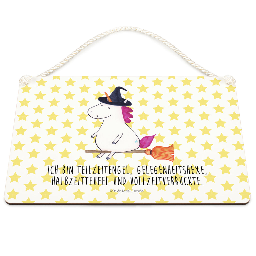 Deko Schild Einhorn Hexe Dekoschild, Deko Schild, Schild, Tür Schild, Türschild, Holzschild, Wandschild, Wanddeko, Einhorn, Einhörner, Einhorn Deko, Pegasus, Unicorn, Frau, Ehefrau, Hexe, Teufel, Engel, Verrückte, Freundin, Leben, Zicke