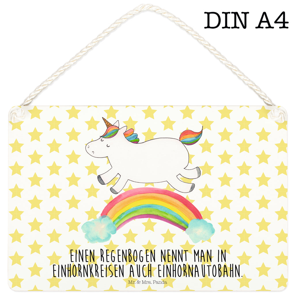 Deko Schild Einhorn Regenbogen Dekoschild, Deko Schild, Schild, Tür Schild, Türschild, Holzschild, Wandschild, Wanddeko, Einhorn, Einhörner, Einhorn Deko, Pegasus, Unicorn, Regenbogen, Glitzer, Einhornpower, Erwachsenwerden, Einhornautobahn
