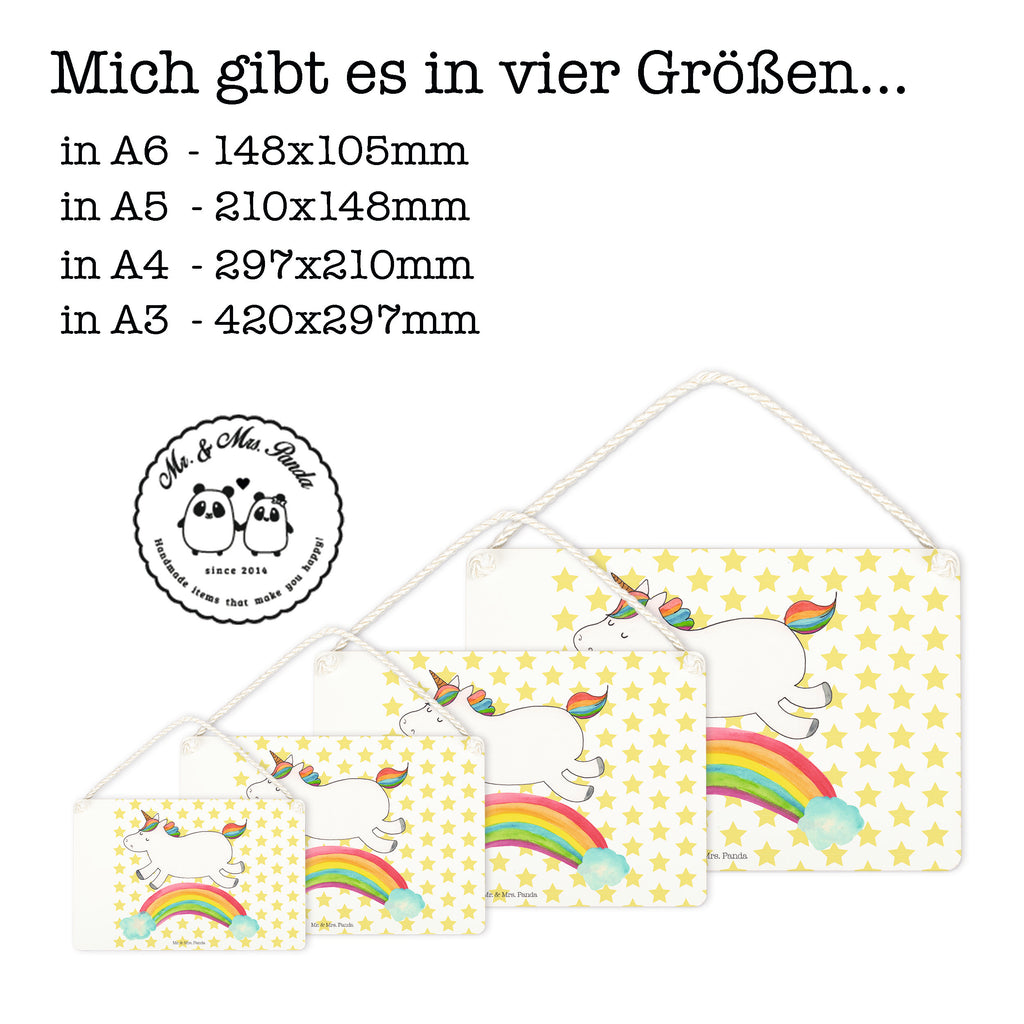 Deko Schild Einhorn Regenbogen Dekoschild, Deko Schild, Schild, Tür Schild, Türschild, Holzschild, Wandschild, Wanddeko, Einhorn, Einhörner, Einhorn Deko, Pegasus, Unicorn, Regenbogen, Glitzer, Einhornpower, Erwachsenwerden, Einhornautobahn