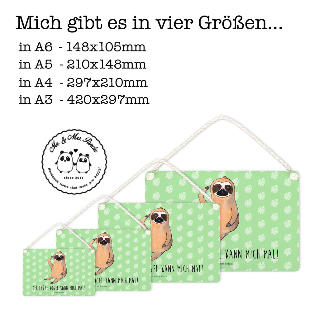 Deko Schild Faultier Vogel zeigen Faultier, Faultiere, faul, Lieblingstier, Spinner, früher Vogel, der frühe Vogel, Frühaufsteher, Morgenmuffel, Vogel, Faultierwelt Dekoschild, Deko Schild, Schild, Tür Schild, Türschild, Holzschild, Wandschild, Wanddeko  Faultier, Faultier Geschenk, Faultier Deko