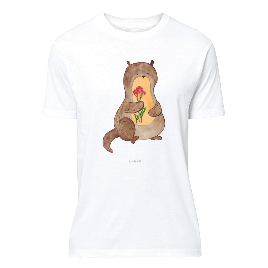 Größe S T-Shirt Otter Blumenstrauß T-Shirt, Shirt, Tshirt, Lustiges T-Shirt, T-Shirt mit Spruch, Party, Junggesellenabschied, Jubiläum, Geburstag, Herrn, Damen, Männer, Frauen, Schlafshirt, Nachthemd, Sprüche, Otter, Fischotter, Seeotter, Otter Seeotter See Otter