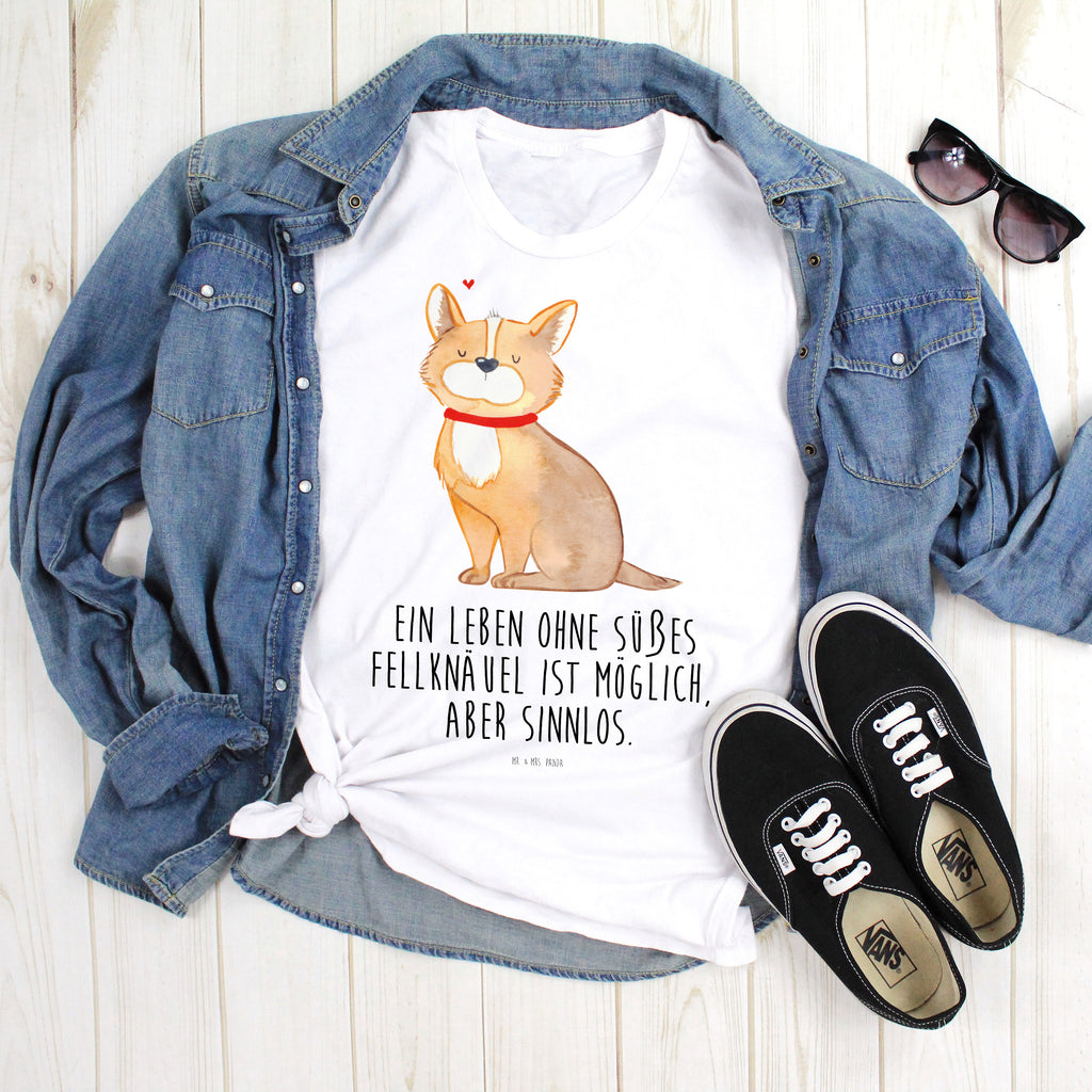 Größe S T-Shirt Hundeglück T-Shirt, Shirt, Tshirt, Lustiges T-Shirt, T-Shirt mit Spruch, Party, Junggesellenabschied, Jubiläum, Geburstag, Herrn, Damen, Männer, Frauen, Schlafshirt, Nachthemd, Sprüche, Hund, Hundemotiv, Haustier, Hunderasse, Tierliebhaber, Hundebesitzer, Corgie, Hundeliebe, Spruch, Hundemama, Liebe