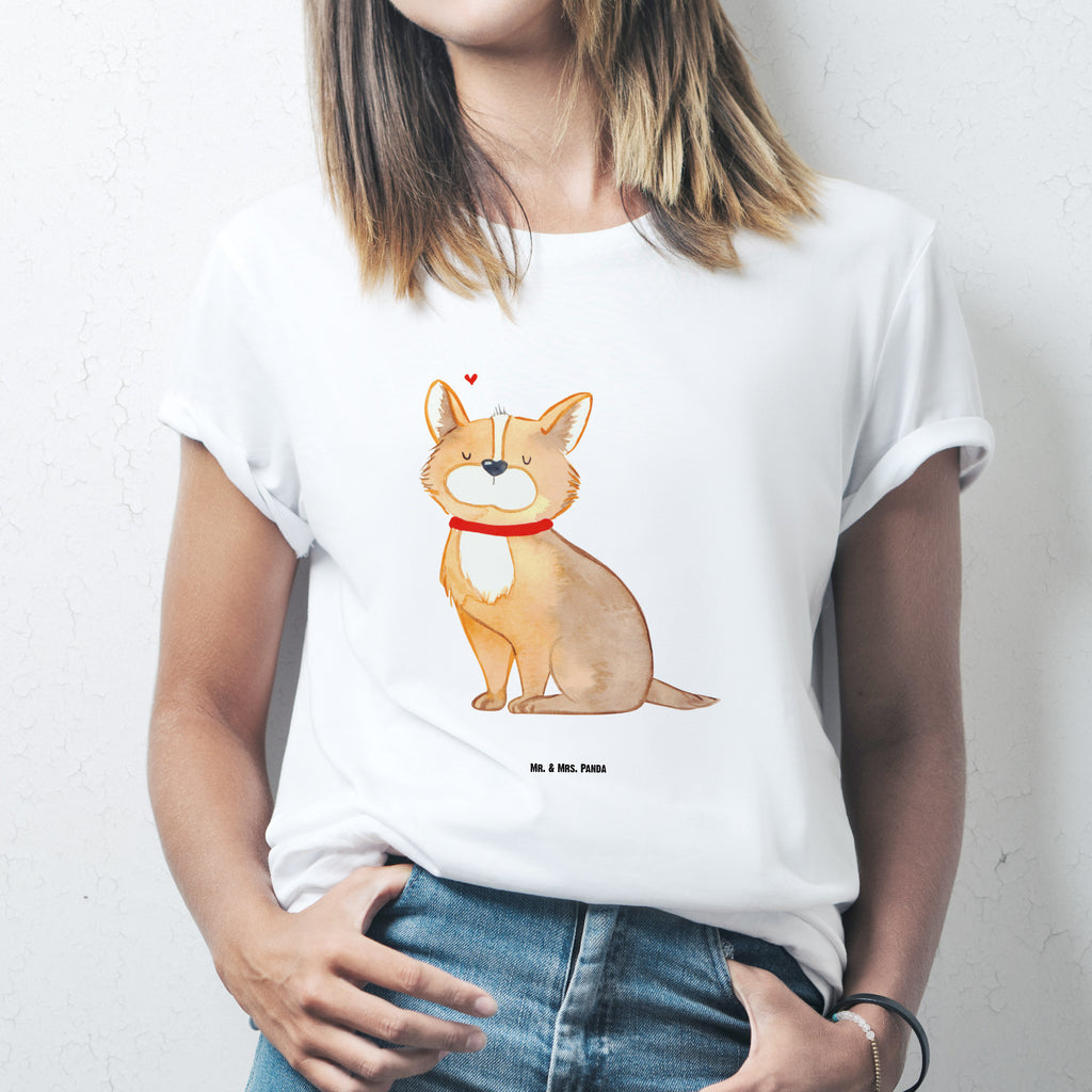 Größe S T-Shirt Hundeglück T-Shirt, Shirt, Tshirt, Lustiges T-Shirt, T-Shirt mit Spruch, Party, Junggesellenabschied, Jubiläum, Geburstag, Herrn, Damen, Männer, Frauen, Schlafshirt, Nachthemd, Sprüche, Hund, Hundemotiv, Haustier, Hunderasse, Tierliebhaber, Hundebesitzer, Corgie, Hundeliebe, Spruch, Hundemama, Liebe