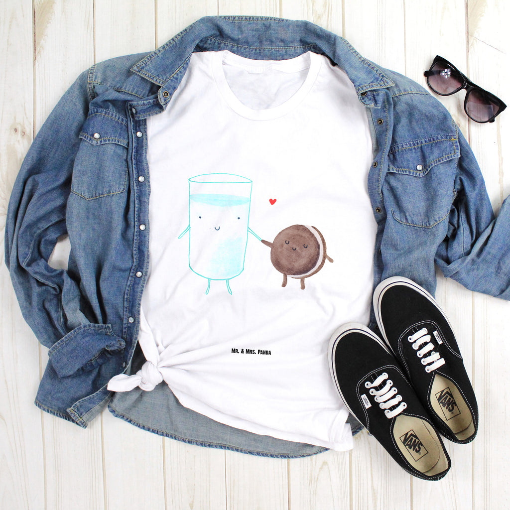 Größe S T-Shirt Milch & Keks T-Shirt, Shirt, Tshirt, Lustiges T-Shirt, T-Shirt mit Spruch, Party, Junggesellenabschied, Jubiläum, Geburstag, Herrn, Damen, Männer, Frauen, Schlafshirt, Nachthemd, Sprüche, Tiermotive, Gute Laune, lustige Sprüche, Tiere, Milk, Cookie, Milch, Keks, Kekse, Kaffee, Einladung Frühstück, Motiv süß, romantisch, perfektes Paar