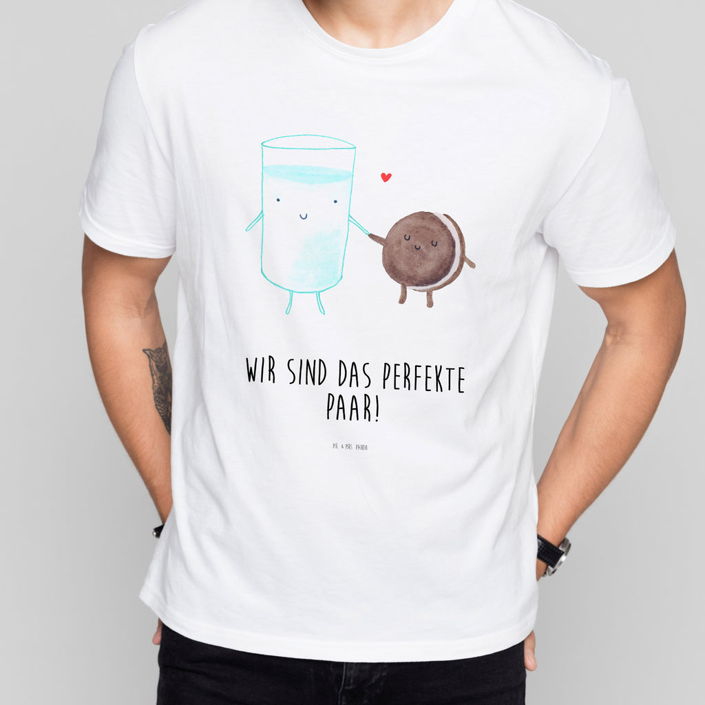 Größe S T-Shirt Milch & Keks T-Shirt, Shirt, Tshirt, Lustiges T-Shirt, T-Shirt mit Spruch, Party, Junggesellenabschied, Jubiläum, Geburstag, Herrn, Damen, Männer, Frauen, Schlafshirt, Nachthemd, Sprüche, Tiermotive, Gute Laune, lustige Sprüche, Tiere, Milk, Cookie, Milch, Keks, Kekse, Kaffee, Einladung Frühstück, Motiv süß, romantisch, perfektes Paar