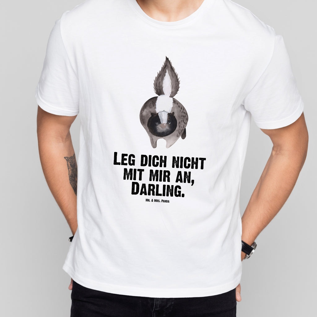 Größe S T-Shirt Stinktier Angriff T-Shirt, Shirt, Tshirt, Lustiges T-Shirt, T-Shirt mit Spruch, Party, Junggesellenabschied, Jubiläum, Geburstag, Herrn, Damen, Männer, Frauen, Schlafshirt, Nachthemd, Sprüche, Stinktier, Skunk, Wildtier, Raubtier, Stinker, Stinki, wütend, Drohung