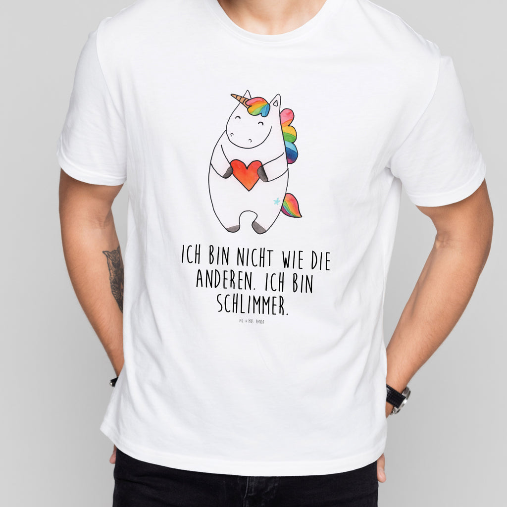 Größe S T-Shirt Einhorn Herz T-Shirt, Shirt, Tshirt, Lustiges T-Shirt, T-Shirt mit Spruch, Party, Junggesellenabschied, Jubiläum, Geburstag, Herrn, Damen, Männer, Frauen, Schlafshirt, Nachthemd, Sprüche, Einhorn, Einhörner, Einhorn Deko, Pegasus, Unicorn, Herz, schlimm, böse, witzig, lustig, Freundin, anders, bunt