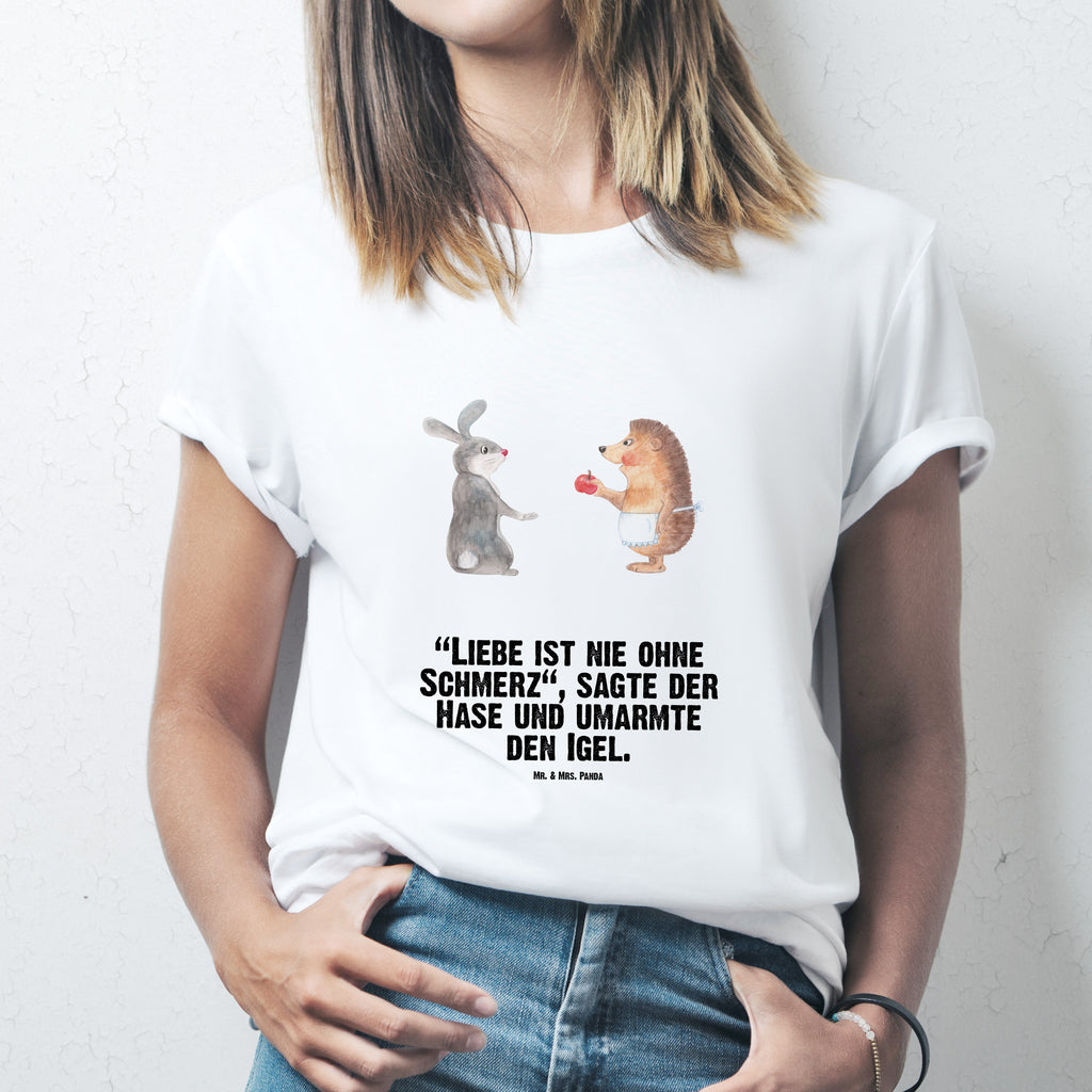 Größe S T-Shirt Liebe ist nie ohne Schmerz T-Shirt, Shirt, Tshirt, Lustiges T-Shirt, T-Shirt mit Spruch, Party, Junggesellenabschied, Jubiläum, Geburstag, Herrn, Damen, Männer, Frauen, Schlafshirt, Nachthemd, Sprüche, Tiermotive, Gute Laune, lustige Sprüche, Tiere, Igel und Hase, Igel, Hase, Liebe Spruch, Liebeskummer Geschenk, Herzschmerz, Trösten, Trennungsschmerz, Spruch romantisch