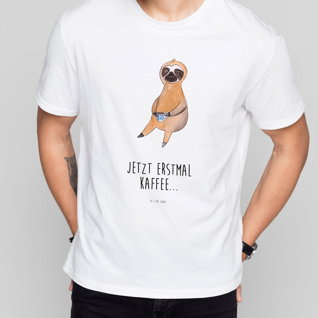 Größe S T-Shirt Faultier Kaffee T-Shirt, Shirt, Tshirt, Lustiges T-Shirt, T-Shirt mit Spruch, Party, Junggesellenabschied, Jubiläum, Geburstag, Herrn, Damen, Männer, Frauen, Schlafshirt, Nachthemd, Sprüche, Faultier, Faultier Geschenk, Faultier Deko, Faultiere, faul, Lieblingstier, Kaffee, erster Kaffee, Morgenmuffel, Frühaufsteher, Kaffeetasse, Genießer, Coffee, Kaffeegetränk