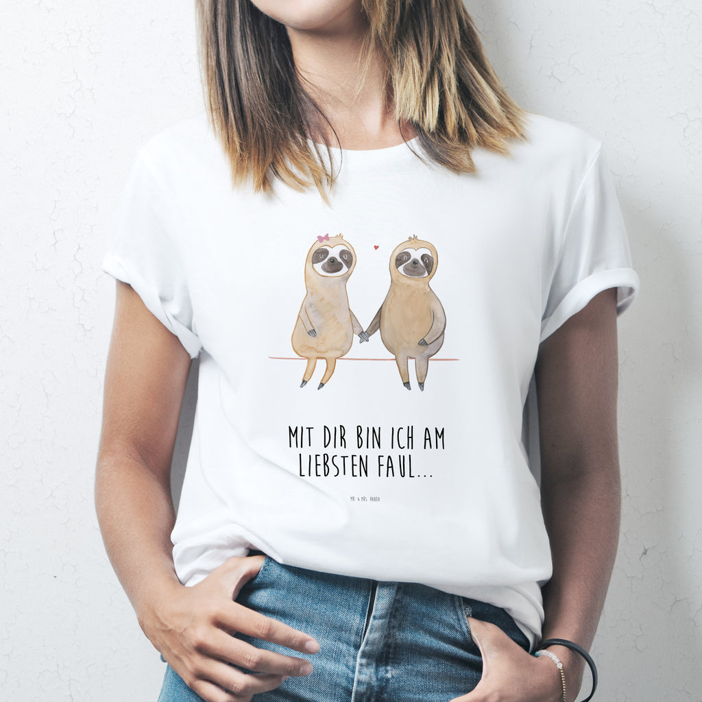 Größe S T-Shirt Faultier Pärchen T-Shirt, Shirt, Tshirt, Lustiges T-Shirt, T-Shirt mit Spruch, Party, Junggesellenabschied, Jubiläum, Geburstag, Herrn, Damen, Männer, Frauen, Schlafshirt, Nachthemd, Sprüche, Faultier, Faultier Geschenk, Faultier Deko, Faultiere, faul, Lieblingstier, Liebe, Liebespaar, Faultierliebe, Faultierpärchen, verliebt, verlobt, gemeinsam, relaxen, Pärchen, Beziehung, Langsamkeit