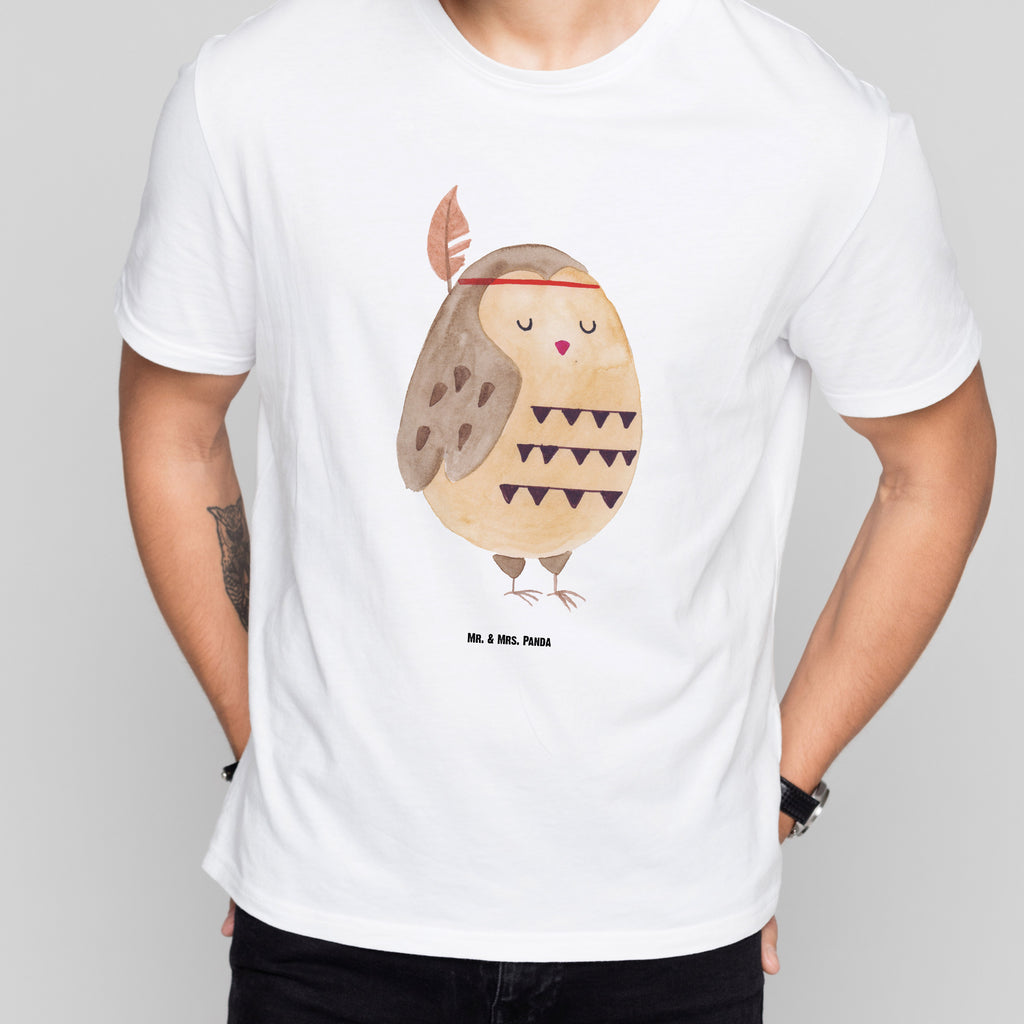 Größe M T-Shirt Eule Federschmuck T-Shirt, Shirt, Tshirt, Lustiges T-Shirt, T-Shirt mit Spruch, Party, Junggesellenabschied, Jubiläum, Geburstag, Herrn, Damen, Männer, Frauen, Schlafshirt, Nachthemd, Sprüche, Eule, Eule Deko, Owl, Das Leben ist ein Abenteuer, Reisespruch, Federschmuck, Dekoration