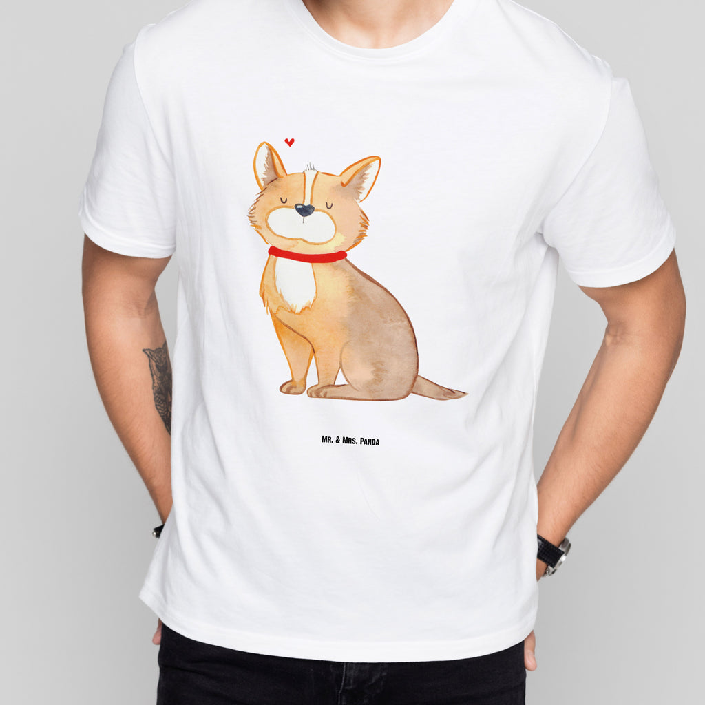 Größe S T-Shirt Hundeglück T-Shirt, Shirt, Tshirt, Lustiges T-Shirt, T-Shirt mit Spruch, Party, Junggesellenabschied, Jubiläum, Geburstag, Herrn, Damen, Männer, Frauen, Schlafshirt, Nachthemd, Sprüche, Hund, Hundemotiv, Haustier, Hunderasse, Tierliebhaber, Hundebesitzer, Corgie, Hundeliebe, Spruch, Hundemama, Liebe