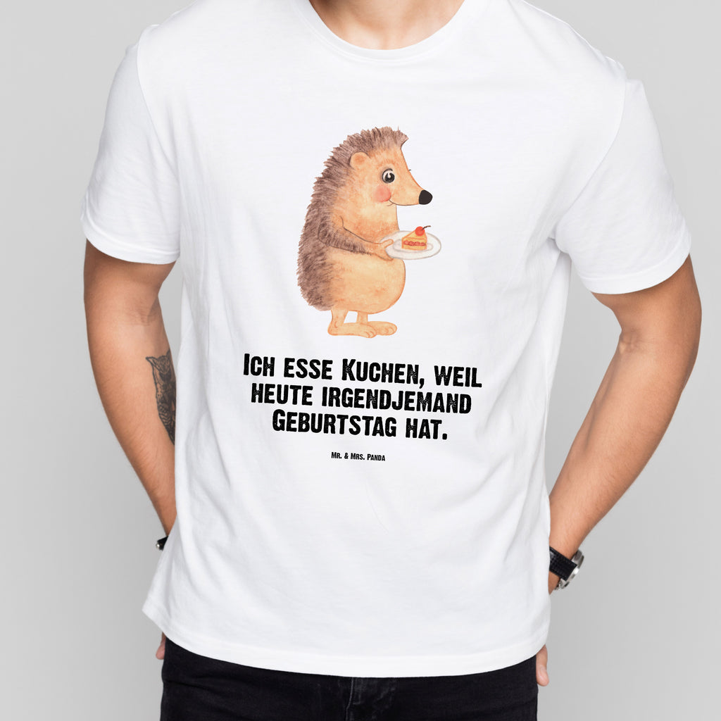 Größe M T-Shirt Igel mit Kuchenstück T-Shirt, Shirt, Tshirt, Lustiges T-Shirt, T-Shirt mit Spruch, Party, Junggesellenabschied, Jubiläum, Geburstag, Herrn, Damen, Männer, Frauen, Schlafshirt, Nachthemd, Sprüche, Tiermotive, Gute Laune, lustige Sprüche, Tiere, Igel, Essen Spruch, Kuchen, Backen Geschenk, Kuchen backen, Einladung Party, Geburtstagskuchen, Torte