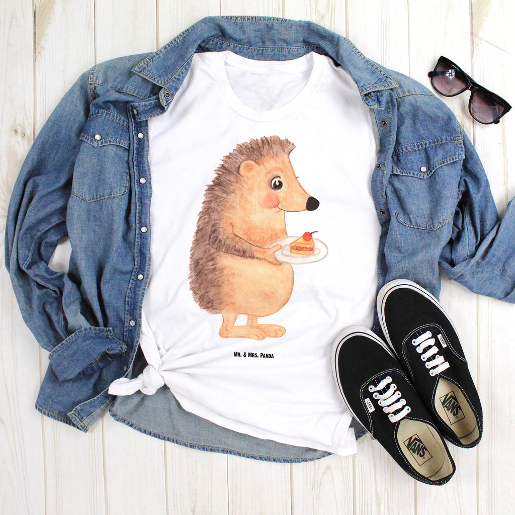 Größe M T-Shirt Igel mit Kuchenstück T-Shirt, Shirt, Tshirt, Lustiges T-Shirt, T-Shirt mit Spruch, Party, Junggesellenabschied, Jubiläum, Geburstag, Herrn, Damen, Männer, Frauen, Schlafshirt, Nachthemd, Sprüche, Tiermotive, Gute Laune, lustige Sprüche, Tiere, Igel, Essen Spruch, Kuchen, Backen Geschenk, Kuchen backen, Einladung Party, Geburtstagskuchen, Torte