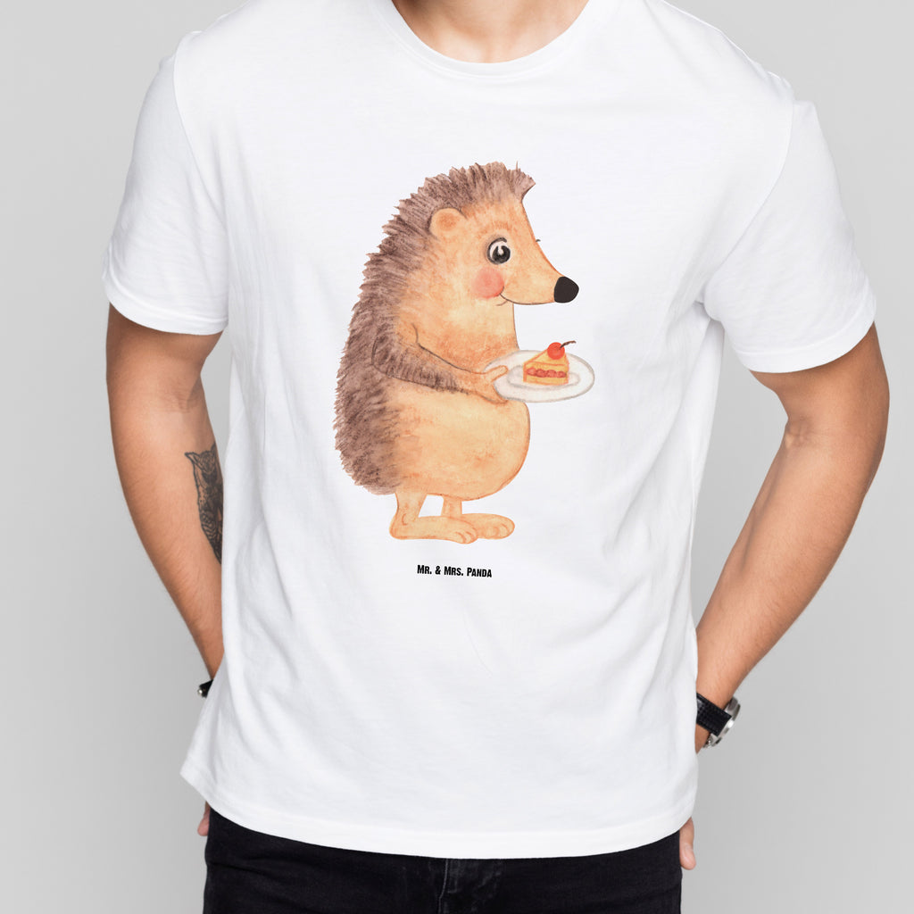 Größe M T-Shirt Igel mit Kuchenstück T-Shirt, Shirt, Tshirt, Lustiges T-Shirt, T-Shirt mit Spruch, Party, Junggesellenabschied, Jubiläum, Geburstag, Herrn, Damen, Männer, Frauen, Schlafshirt, Nachthemd, Sprüche, Tiermotive, Gute Laune, lustige Sprüche, Tiere, Igel, Essen Spruch, Kuchen, Backen Geschenk, Kuchen backen, Einladung Party, Geburtstagskuchen, Torte