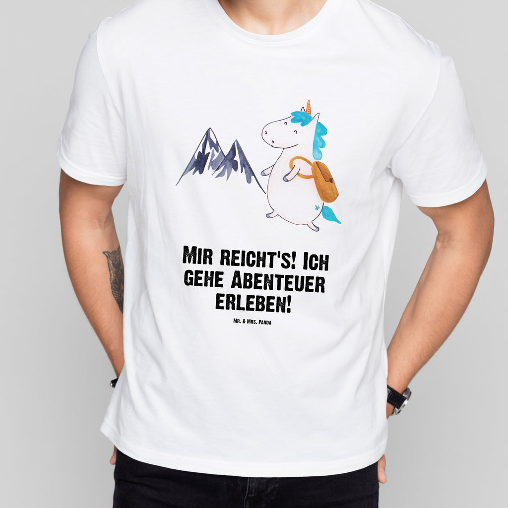 Größe M T-Shirt Einhorn Bergsteiger T-Shirt, Shirt, Tshirt, Lustiges T-Shirt, T-Shirt mit Spruch, Party, Junggesellenabschied, Jubiläum, Geburstag, Herrn, Damen, Männer, Frauen, Schlafshirt, Nachthemd, Sprüche, Einhorn, Einhörner, Einhorn Deko, Pegasus, Unicorn, Bergsteiger, Abenteuer, Berge, Abenteurer, Weltenbummler, Weltreise, Reisen, Urlaub, Entdecker