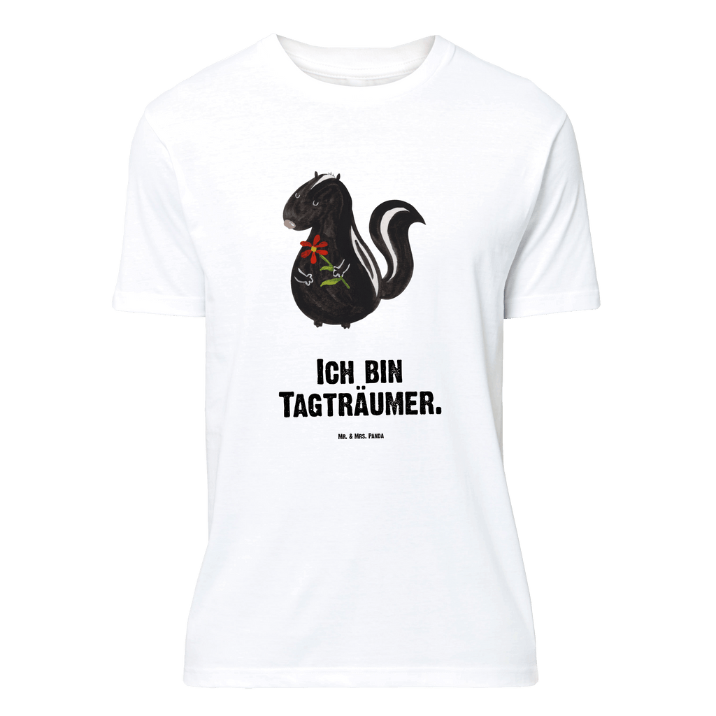 Größe M T-Shirt Stinktier Blume T-Shirt, Shirt, Tshirt, Lustiges T-Shirt, T-Shirt mit Spruch, Party, Junggesellenabschied, Jubiläum, Geburstag, Herrn, Damen, Männer, Frauen, Schlafshirt, Nachthemd, Sprüche, Stinktier, Skunk, Wildtier, Raubtier, Stinker, Stinki, Tagträumer, verträumt, Dreams, Träume