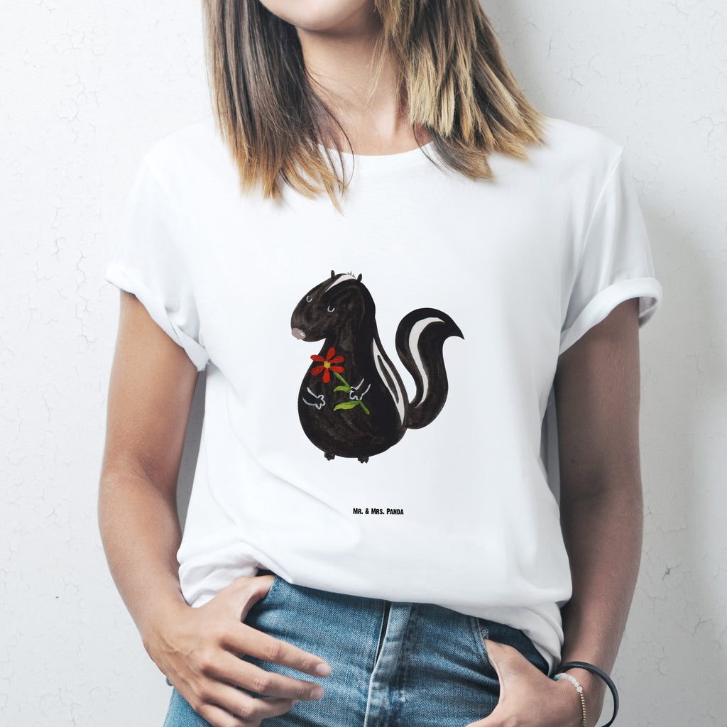 Größe M T-Shirt Stinktier Blume T-Shirt, Shirt, Tshirt, Lustiges T-Shirt, T-Shirt mit Spruch, Party, Junggesellenabschied, Jubiläum, Geburstag, Herrn, Damen, Männer, Frauen, Schlafshirt, Nachthemd, Sprüche, Stinktier, Skunk, Wildtier, Raubtier, Stinker, Stinki, Tagträumer, verträumt, Dreams, Träume