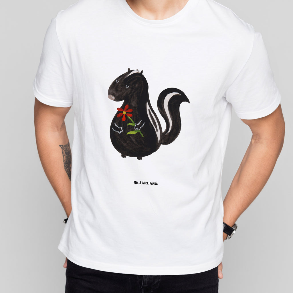 Größe M T-Shirt Stinktier Blume T-Shirt, Shirt, Tshirt, Lustiges T-Shirt, T-Shirt mit Spruch, Party, Junggesellenabschied, Jubiläum, Geburstag, Herrn, Damen, Männer, Frauen, Schlafshirt, Nachthemd, Sprüche, Stinktier, Skunk, Wildtier, Raubtier, Stinker, Stinki, Tagträumer, verträumt, Dreams, Träume