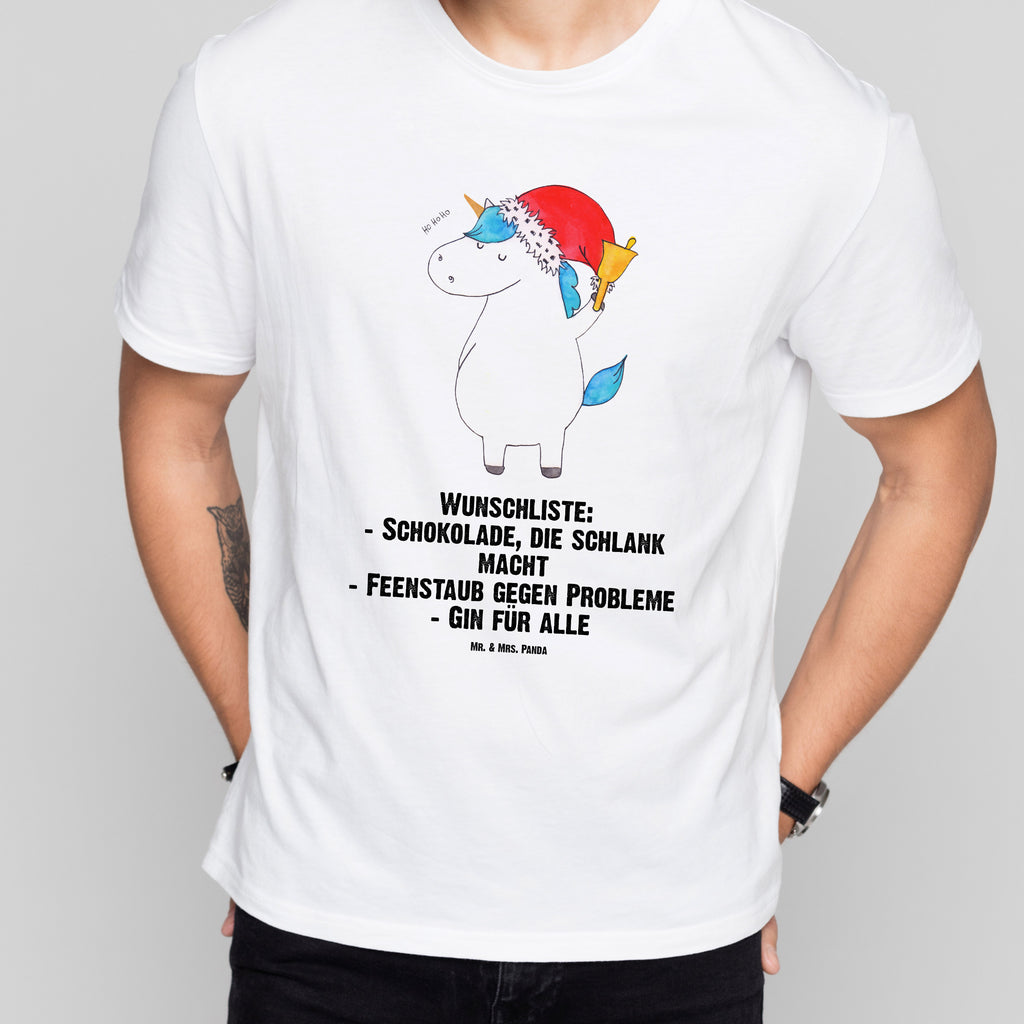 Größe M T-Shirt Einhorn Weihnachtsmann T-Shirt, Shirt, Tshirt, Lustiges T-Shirt, T-Shirt mit Spruch, Party, Junggesellenabschied, Jubiläum, Geburstag, Herrn, Damen, Männer, Frauen, Schlafshirt, Nachthemd, Sprüche, Einhorn, Einhörner, Einhorn Deko, Pegasus, Unicorn, Gin, Schokolade, Schoki, Weihnachten, Weihnachtsmann, Nikolaus, Wunschzettel, Wunschliste, Feenstaub