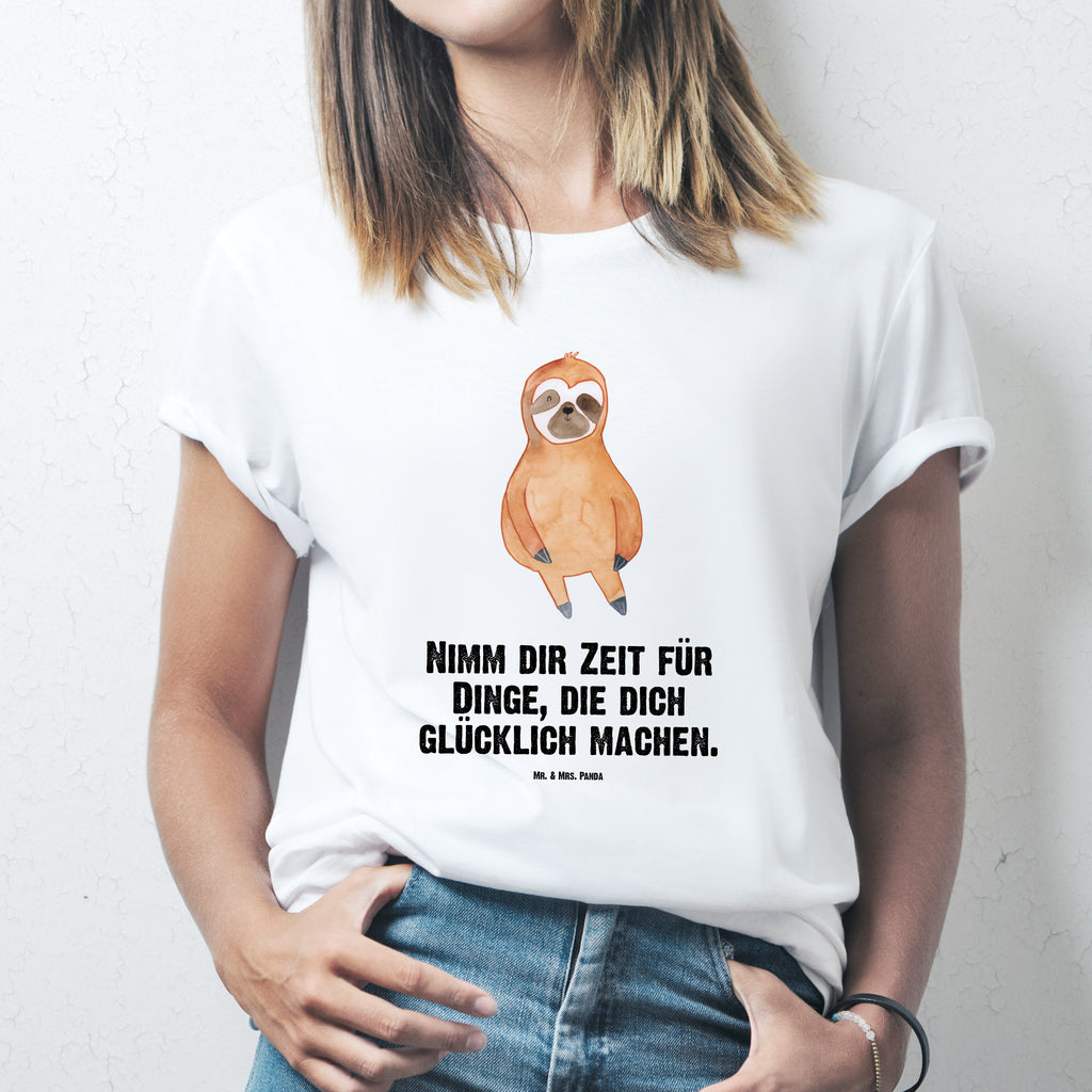 Größe M T-Shirt Faultier Zufrieden T-Shirt, Shirt, Tshirt, Lustiges T-Shirt, T-Shirt mit Spruch, Party, Junggesellenabschied, Jubiläum, Geburstag, Herrn, Damen, Männer, Frauen, Schlafshirt, Nachthemd, Sprüche, Faultier, Faultier Geschenk, Faultier Deko, Faultiere, faul, Lieblingstier, Pause, relaxen, Glück, glücklich, zufrieden, happy, Zufriedenheit, Gelassenheit, Ruhe, Frieden