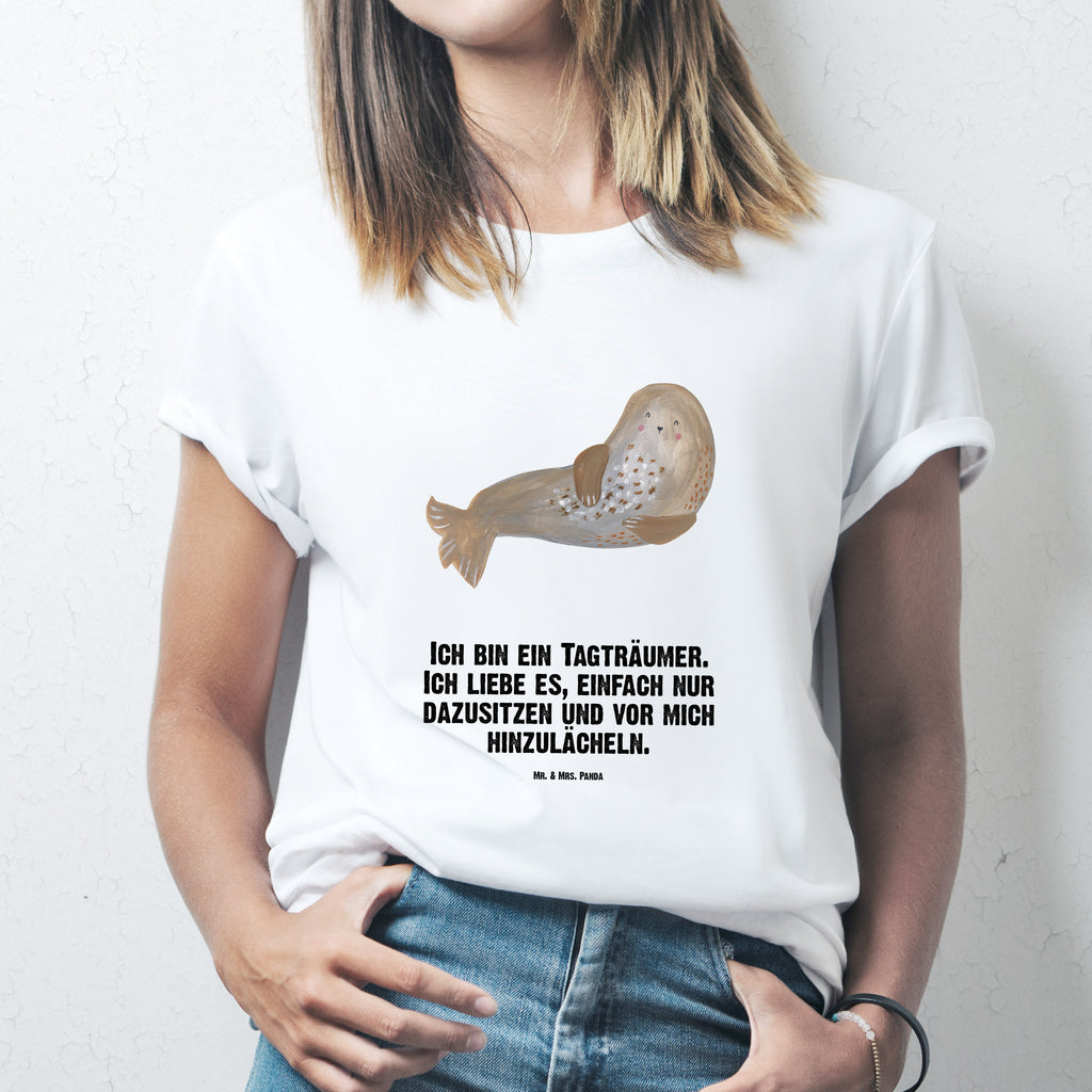 Größe XL T-Shirt Robbe lachend T-Shirt, Shirt, Tshirt, Lustiges T-Shirt, T-Shirt mit Spruch, Party, Junggesellenabschied, Jubiläum, Geburstag, Herrn, Damen, Männer, Frauen, Schlafshirt, Nachthemd, Sprüche, Tiermotive, Gute Laune, lustige Sprüche, Tiere, Robbe, Robben, Seehund, Strand, Meerestier, Ostsee, Nordsee