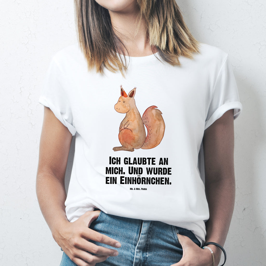Größe XL T-Shirt Einhörnchen Glaube T-Shirt, Shirt, Tshirt, Lustiges T-Shirt, T-Shirt mit Spruch, Party, Junggesellenabschied, Jubiläum, Geburstag, Herrn, Damen, Männer, Frauen, Schlafshirt, Nachthemd, Sprüche, Einhorn, Einhörner, Einhorn Deko, Pegasus, Unicorn, Einhörnchen, Eichhörnchen, Eichhorn