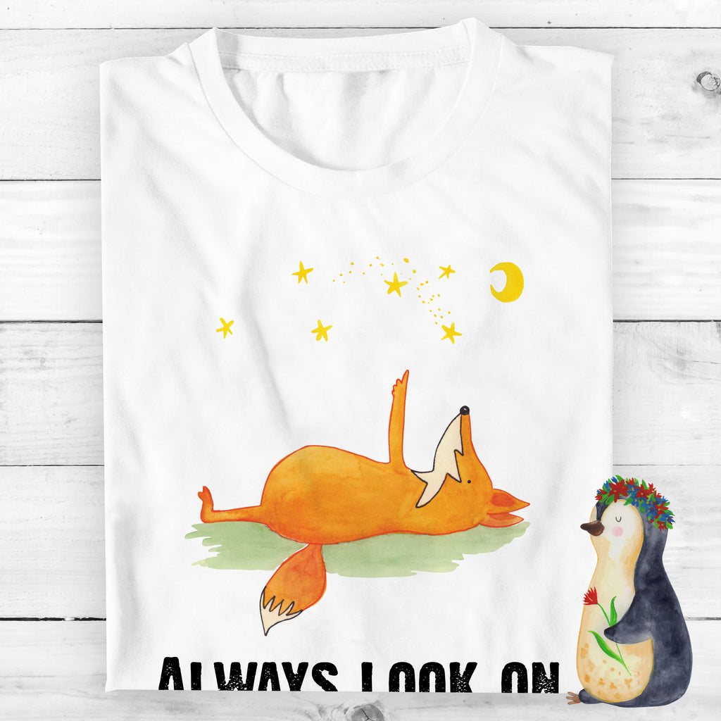 Größe XXL T-Shirt Fuchs Sterne T-Shirt, Shirt, Tshirt, Lustiges T-Shirt, T-Shirt mit Spruch, Party, Junggesellenabschied, Jubiläum, Geburstag, Herrn, Damen, Männer, Frauen, Schlafshirt, Nachthemd, Sprüche, Fuchs, Füchse, tröstende Worte, Spruch positiv, Spruch schön, Romantik, Always Look on the Bright Side of Life