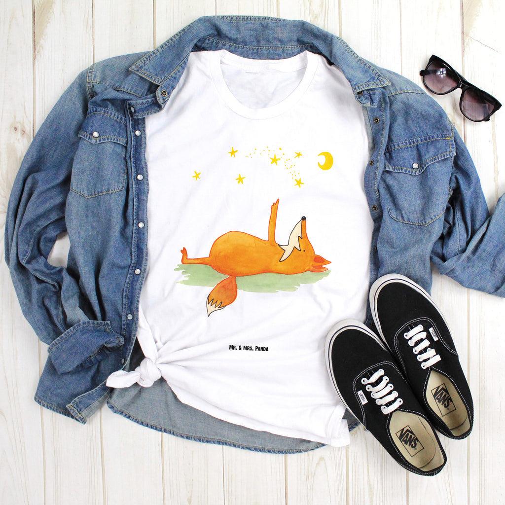 Größe XXL T-Shirt Fuchs Sterne T-Shirt, Shirt, Tshirt, Lustiges T-Shirt, T-Shirt mit Spruch, Party, Junggesellenabschied, Jubiläum, Geburstag, Herrn, Damen, Männer, Frauen, Schlafshirt, Nachthemd, Sprüche, Fuchs, Füchse, tröstende Worte, Spruch positiv, Spruch schön, Romantik, Always Look on the Bright Side of Life