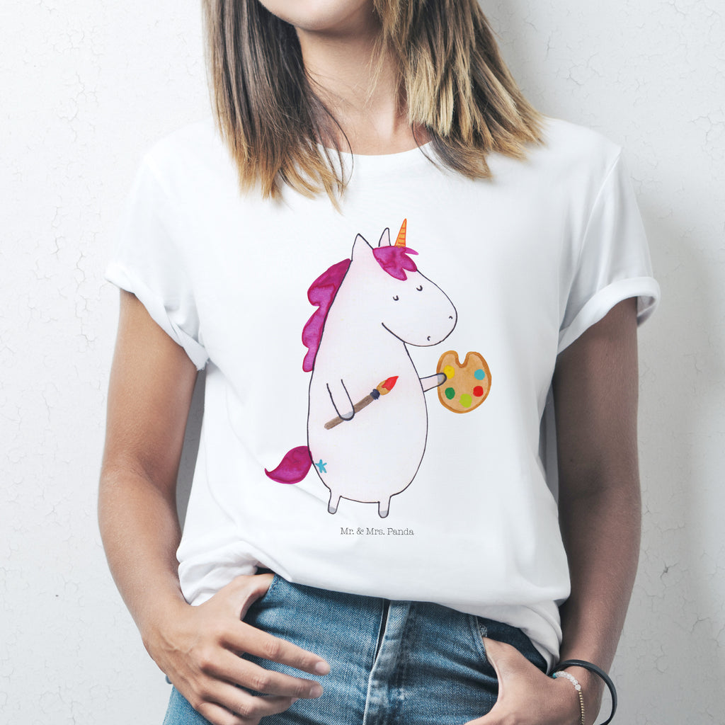 Größe XXL T-Shirt Einhorn Künstler T-Shirt, Shirt, Tshirt, Lustiges T-Shirt, T-Shirt mit Spruch, Party, Junggesellenabschied, Jubiläum, Geburstag, Herrn, Damen, Männer, Frauen, Schlafshirt, Nachthemd, Sprüche, Einhorn, Einhörner, Einhorn Deko, Pegasus, Unicorn, Englisch, Künstler, Artist, Malen, Zeichnen, Welt, Farbe, Stift, Pinsel, Geschenk, Maler