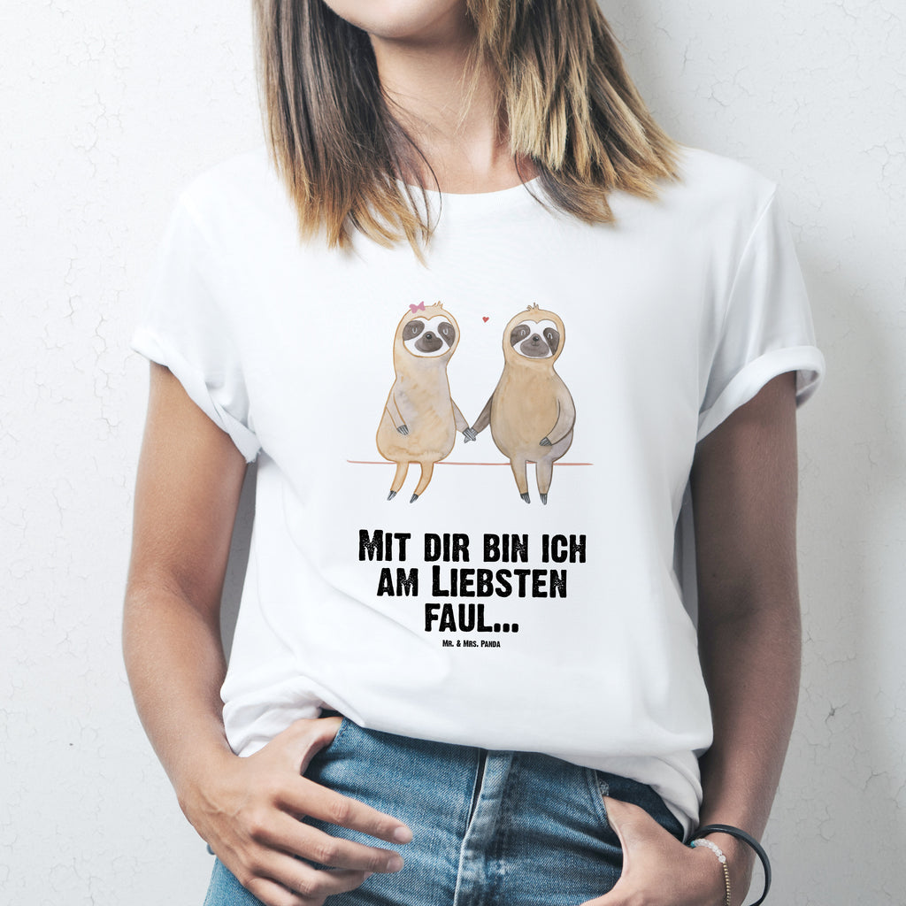 Größe XXL T-Shirt Faultier Pärchen T-Shirt, Shirt, Tshirt, Lustiges T-Shirt, T-Shirt mit Spruch, Party, Junggesellenabschied, Jubiläum, Geburstag, Herrn, Damen, Männer, Frauen, Schlafshirt, Nachthemd, Sprüche, Faultier, Faultier Geschenk, Faultier Deko, Faultiere, faul, Lieblingstier, Liebe, Liebespaar, Faultierliebe, Faultierpärchen, verliebt, verlobt, gemeinsam, relaxen, Pärchen, Beziehung, Langsamkeit