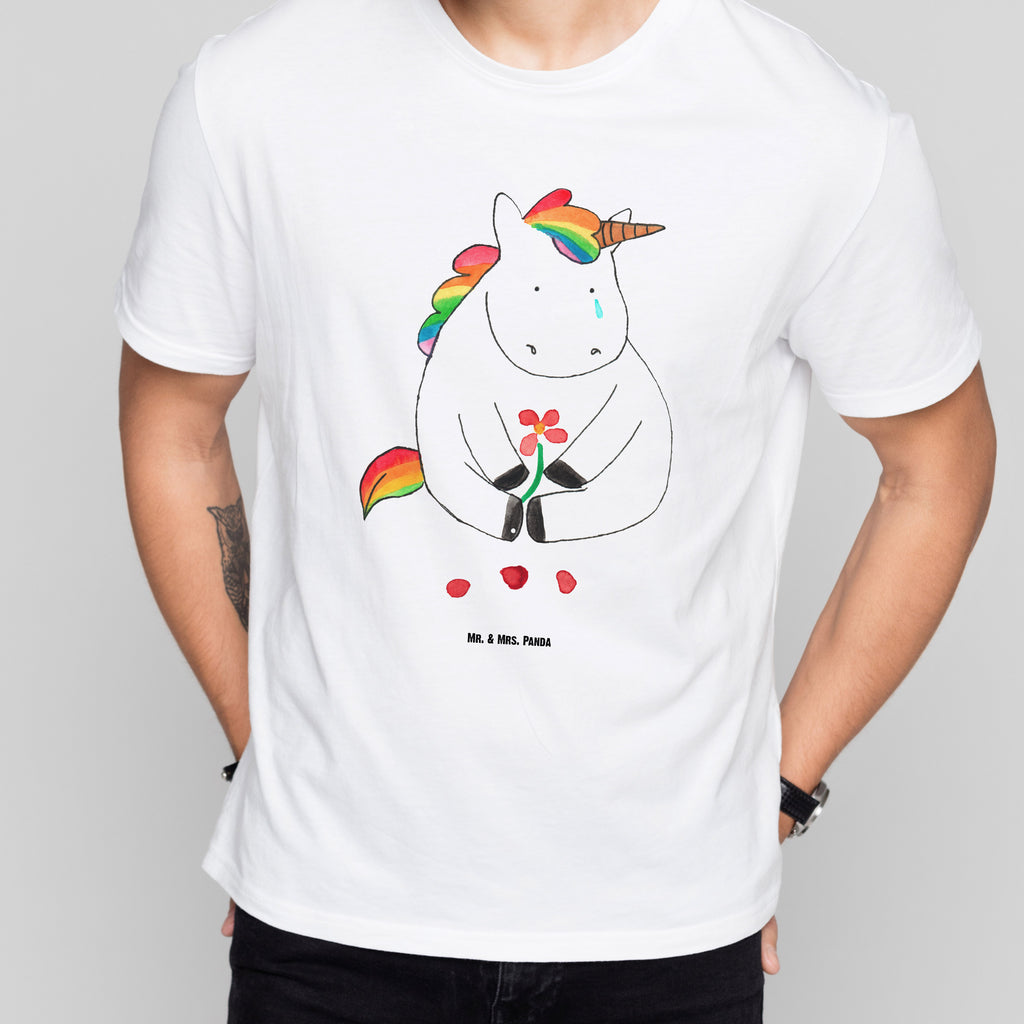 Größe XL T-Shirt Einhorn Traurig T-Shirt, Shirt, Tshirt, Lustiges T-Shirt, T-Shirt mit Spruch, Party, Junggesellenabschied, Jubiläum, Geburstag, Herrn, Damen, Männer, Frauen, Schlafshirt, Nachthemd, Sprüche, Einhorn, Einhörner, Einhorn Deko, Pegasus, Unicorn, Glitzer, Trösten. Freundschaft, Freunde, Liebe, Trauer, Grußkarte, Blume