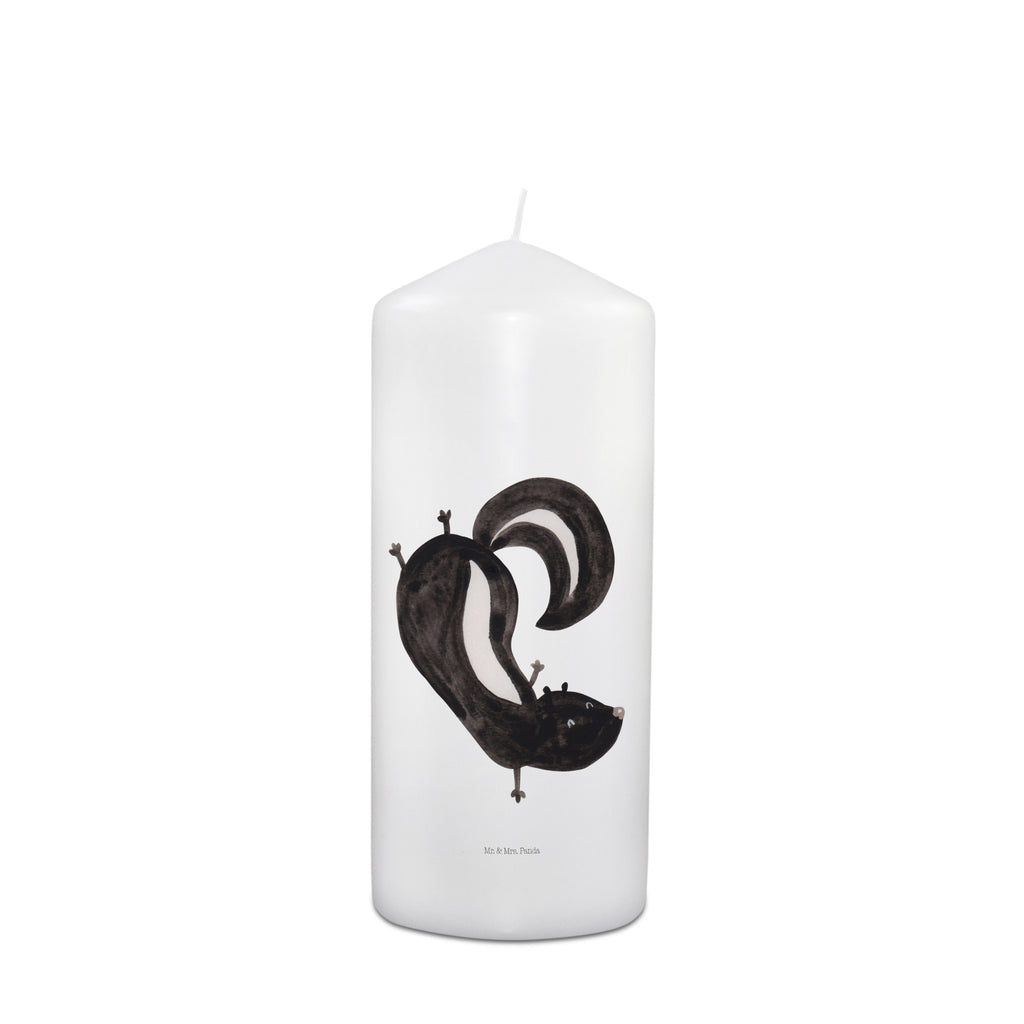 Kerze Stinktier Handstand Kerze, Taufkerze, Kommunionskerze, Geburtstagskerze, Geschenk Kerze, Taufgeschenk Kerze, Kerze mit Druck, Besondere Kerze, Geschenkidee Kerze, Kerze für Kommunion, Geburtstag Kerze, Kommunion Kerze, Stinktier, Skunk, Wildtier, Raubtier, Stinker, Stinki, Spielplatz, verpielt, Kind