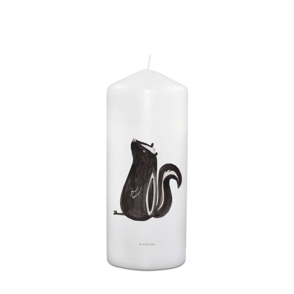 Kerze Stinktier sitzend Kerze, Taufkerze, Kommunionskerze, Geburtstagskerze, Geschenk Kerze, Taufgeschenk Kerze, Kerze mit Druck, Besondere Kerze, Geschenkidee Kerze, Kerze für Kommunion, Geburtstag Kerze, Kommunion Kerze, Stinktier, Skunk, Wildtier, Raubtier, Stinker, Stinki, Spruch, Büro, Recht, Besserwisser