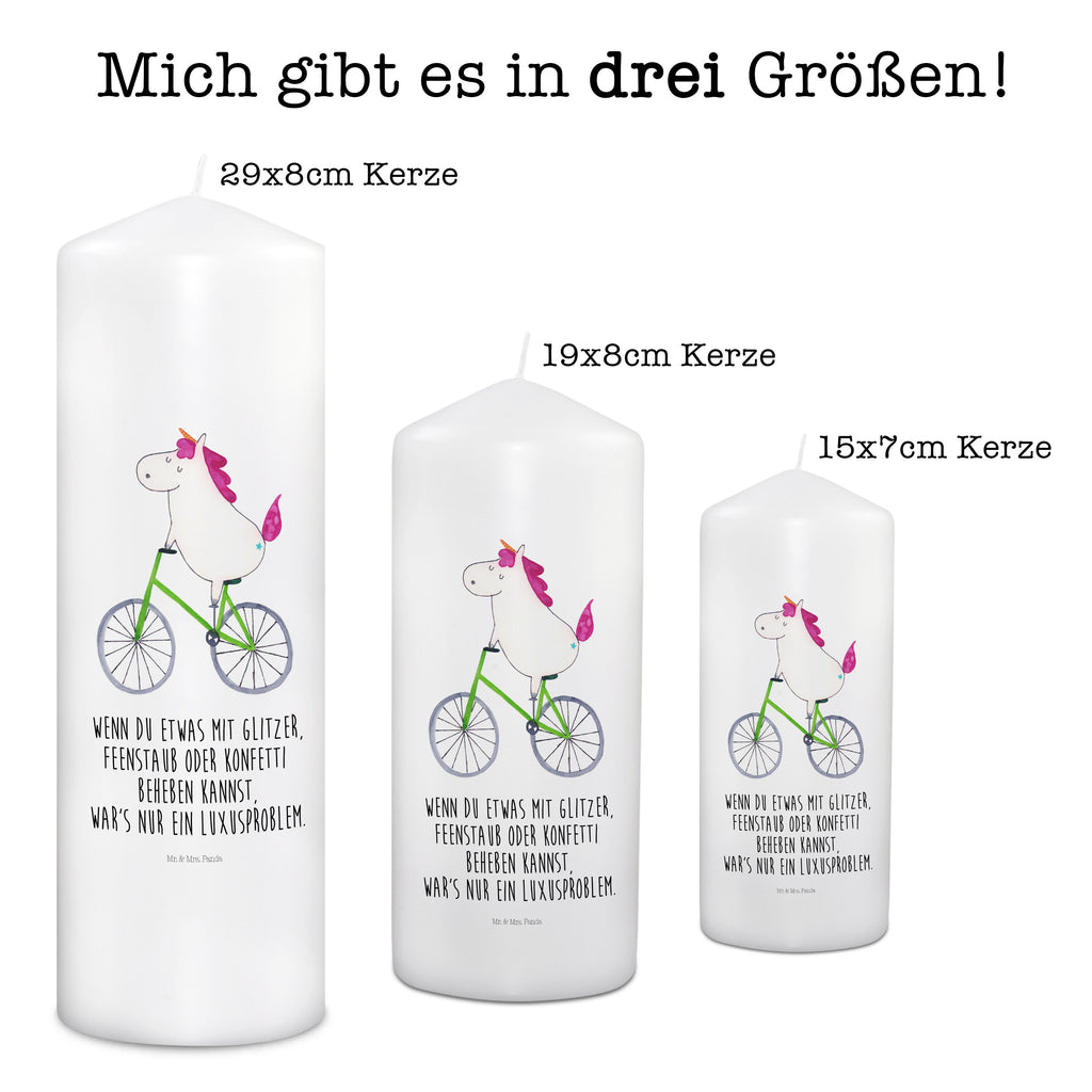 Kerze Einhorn Radfahrer Kerze, Taufkerze, Kommunionskerze, Geburtstagskerze, Geschenk Kerze, Taufgeschenk Kerze, Kerze mit Druck, Besondere Kerze, Geschenkidee Kerze, Kerze für Kommunion, Geburtstag Kerze, Kommunion Kerze, Einhorn, Einhörner, Einhorn Deko, Pegasus, Unicorn, Radfahren, Radfahrer, Rad, Bike, Feenstaub, Konfetti, Luxusproblem, Kummer, Liebeskummer