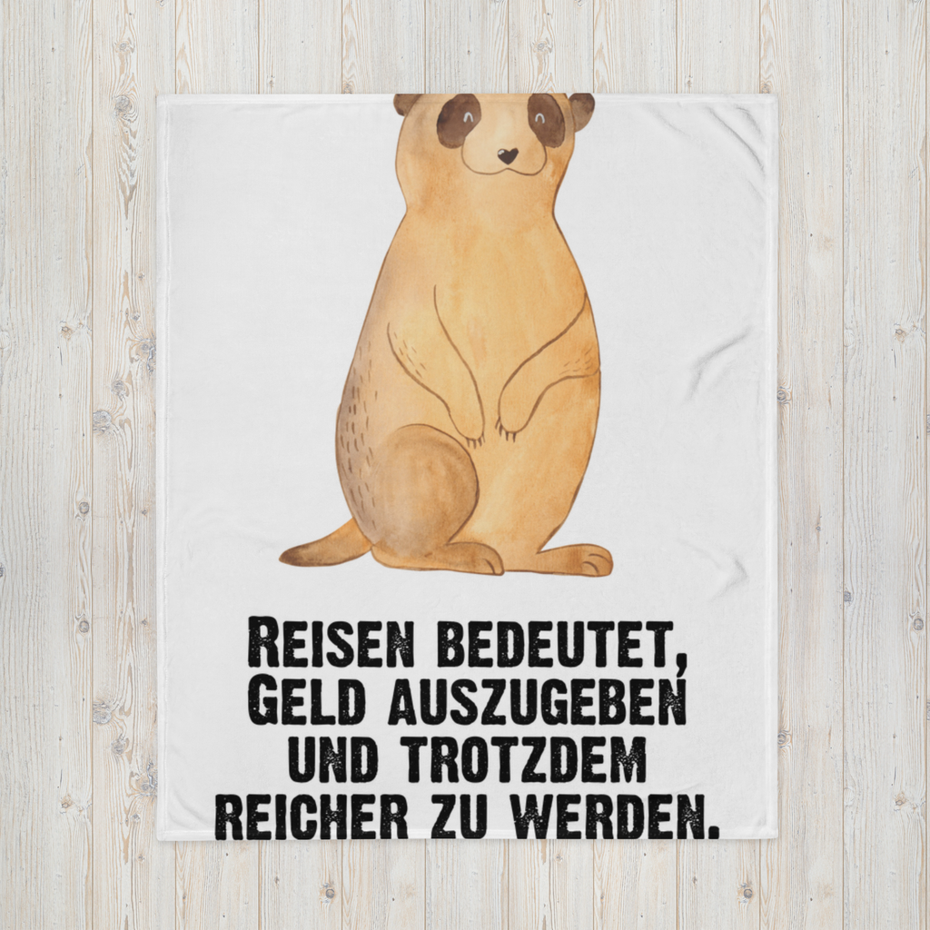 Babydecke Erdmännchen Babydecke, Babygeschenk, Geschenk Geburt, Babyecke Kuscheldecke, Krabbeldecke, Afrika, Wildtiere, Erdmännchen, Reisen, Spruch, Weltreise, Afrikareise, Roadtrip, Traveling
