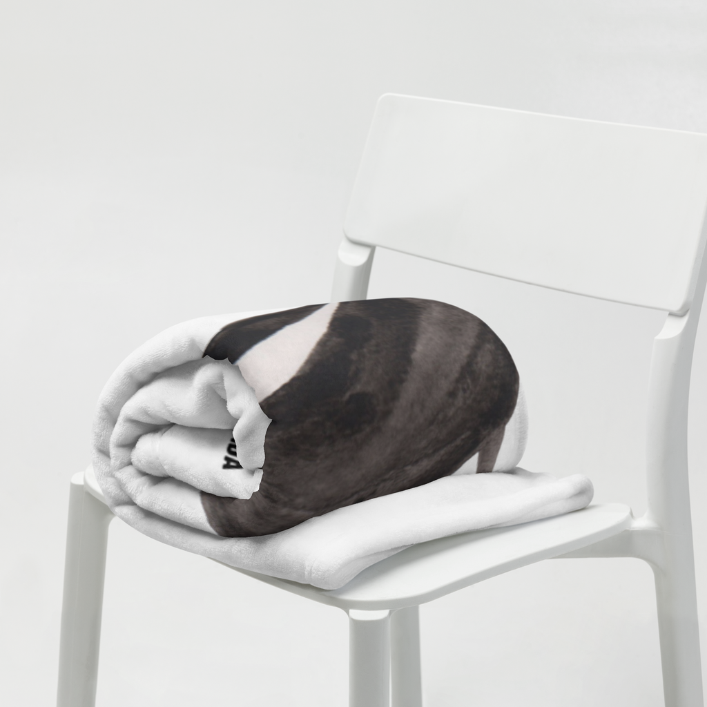 Babydecke Stinktier Yoga Babydecke, Babygeschenk, Geschenk Geburt, Babyecke Kuscheldecke, Krabbeldecke, Stinktier, Skunk, Wildtier, Raubtier, Stinker, Stinki, Yoga, Namaste, Lebe, Liebe, Lache