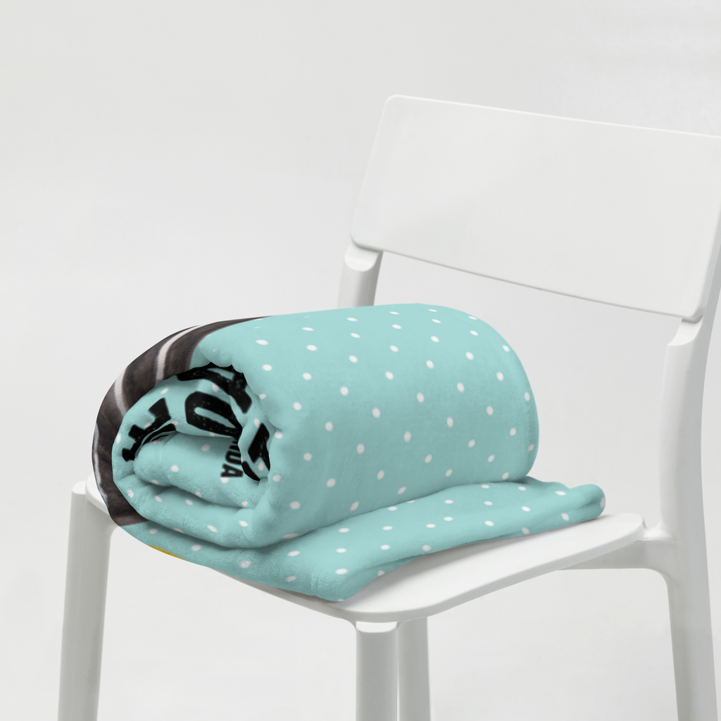 Babydecke Stinktier Ball Babydecke, Babygeschenk, Geschenk Geburt, Babyecke Kuscheldecke, Krabbeldecke, Stinktier, Skunk, Wildtier, Raubtier, Stinker, Stinki, verspielt, Weisheit