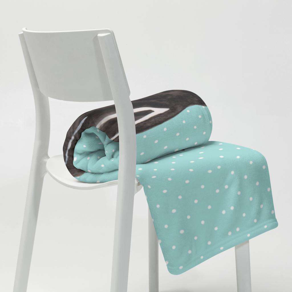 Babydecke Stinktier Ball Babydecke, Babygeschenk, Geschenk Geburt, Babyecke Kuscheldecke, Krabbeldecke, Stinktier, Skunk, Wildtier, Raubtier, Stinker, Stinki, verspielt, Weisheit