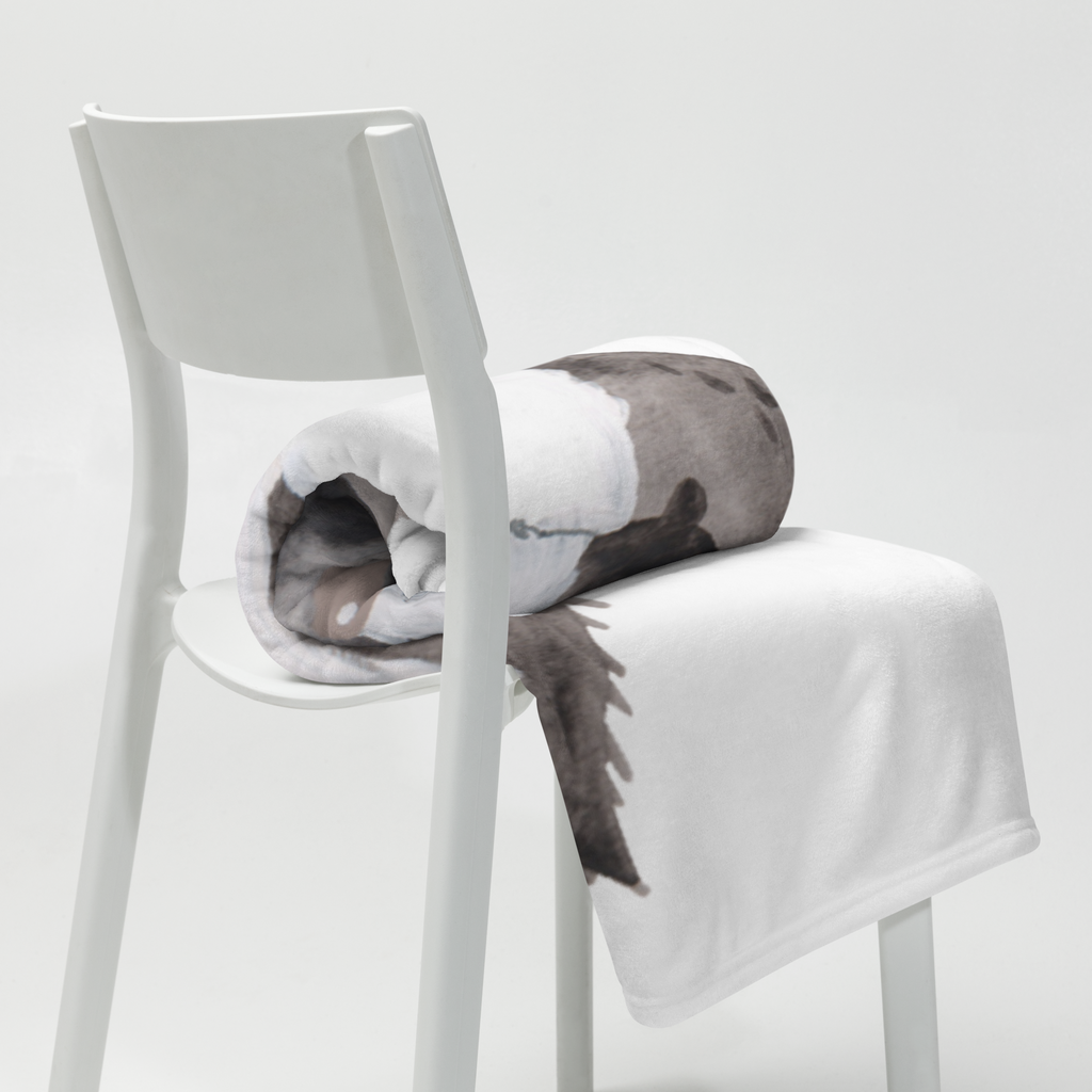 Babydecke Stinktier Angriff Babydecke, Babygeschenk, Geschenk Geburt, Babyecke Kuscheldecke, Krabbeldecke, Stinktier, Skunk, Wildtier, Raubtier, Stinker, Stinki, wütend, Drohung