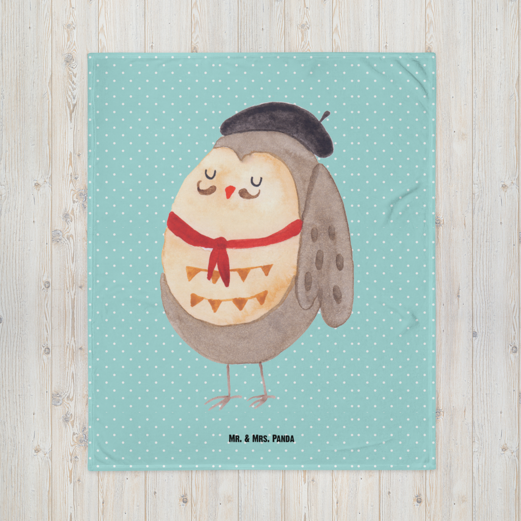 Babydecke Eule Französisch Babydecke, Babygeschenk, Geschenk Geburt, Babyecke Kuscheldecke, Krabbeldecke, Eule, Eulen, Eule Deko, Owl, hibou, La vie est belle, das Leben ist schön, Spruch schön, Spruch Französisch, Frankreich