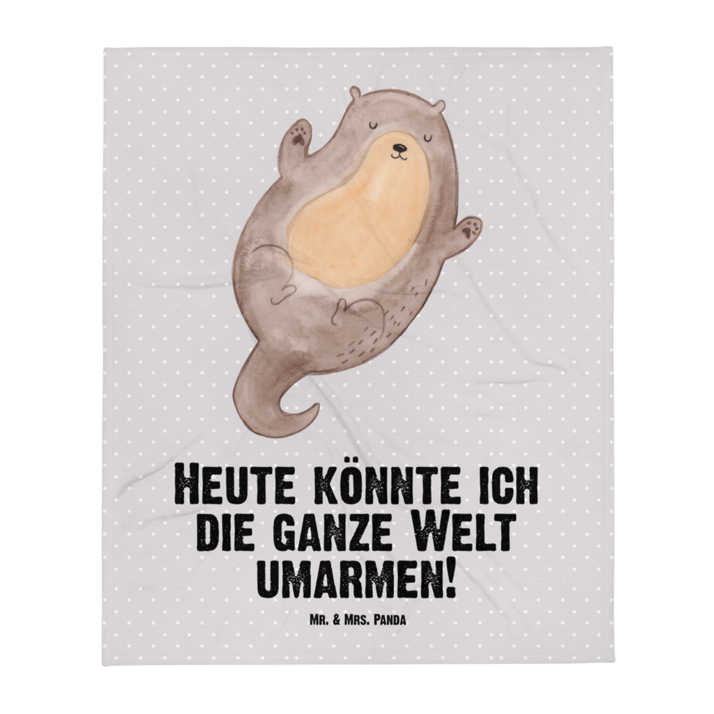 Babydecke Otter Umarmen Babydecke, Babygeschenk, Geschenk Geburt, Babyecke Kuscheldecke, Krabbeldecke, Otter, Fischotter, Seeotter, Otter Seeotter See Otter