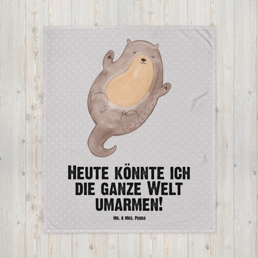 Babydecke Otter Umarmen Babydecke, Babygeschenk, Geschenk Geburt, Babyecke Kuscheldecke, Krabbeldecke, Otter, Fischotter, Seeotter, Otter Seeotter See Otter