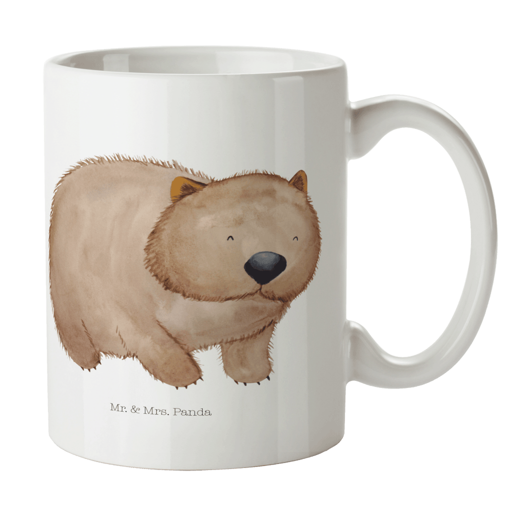 Tasse Wombat Wombat, Das Leben ist schön, Motivation, Spruch, Australien, 	 Becher, Kaffeetasse, Kaffeebecher, Tee, Frühstück, Büro  süße Tiermotive, gute Laune, lustige Sprüche, Tiere