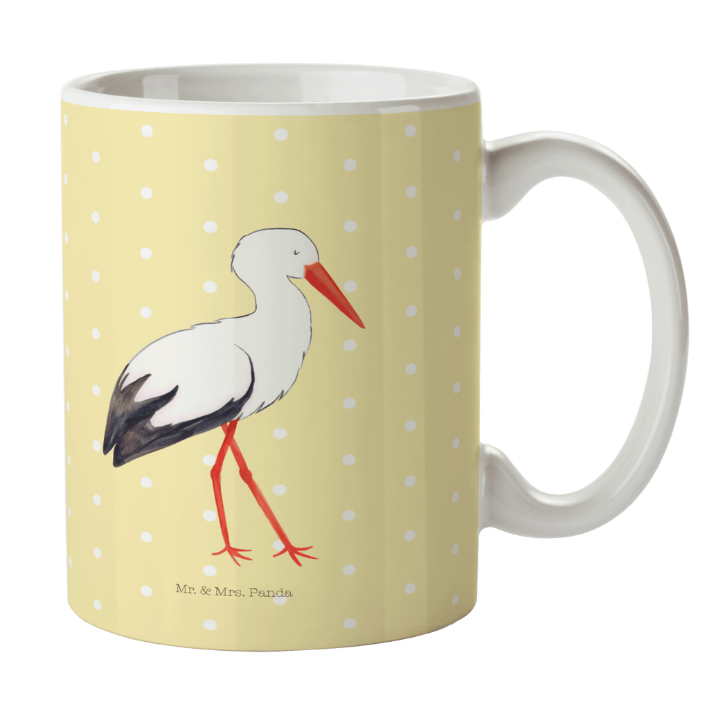 Tasse Storch Storch, Störche, Schwangerschaft, Geburt, Mutter, Mütter, Mutter werden, Schwanger, Babybauch, Baby	 Becher, Kaffeetasse, Kaffeebecher, Tee, Frühstück, Büro  süße Tiermotive, gute Laune, lustige Sprüche, Tiere