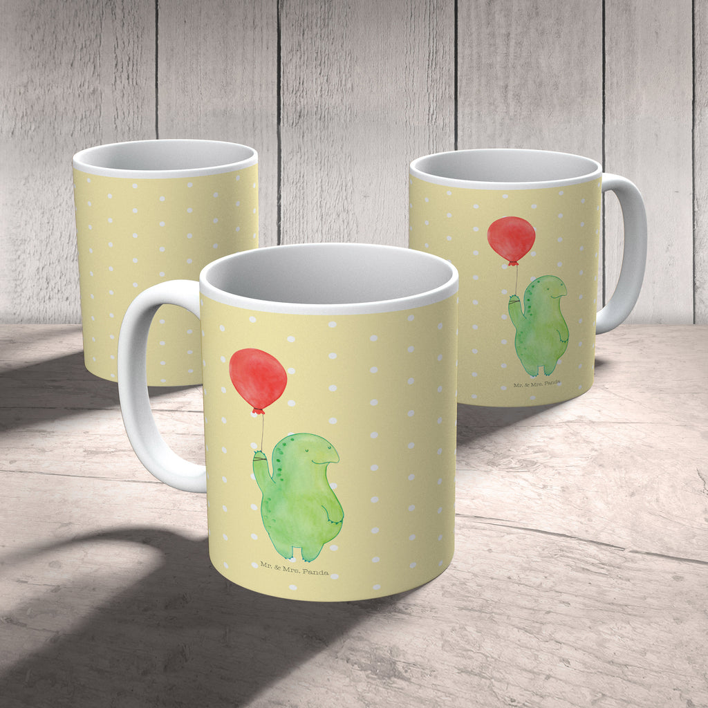 Tasse Schildkröte Luftballon Schildkröte, Schildkröten, Mutausbruch, Motivation, Motivationsspruch Becher, Kaffeetasse, Kaffeebecher, Tee, Frühstück, Büro  Schildkröte