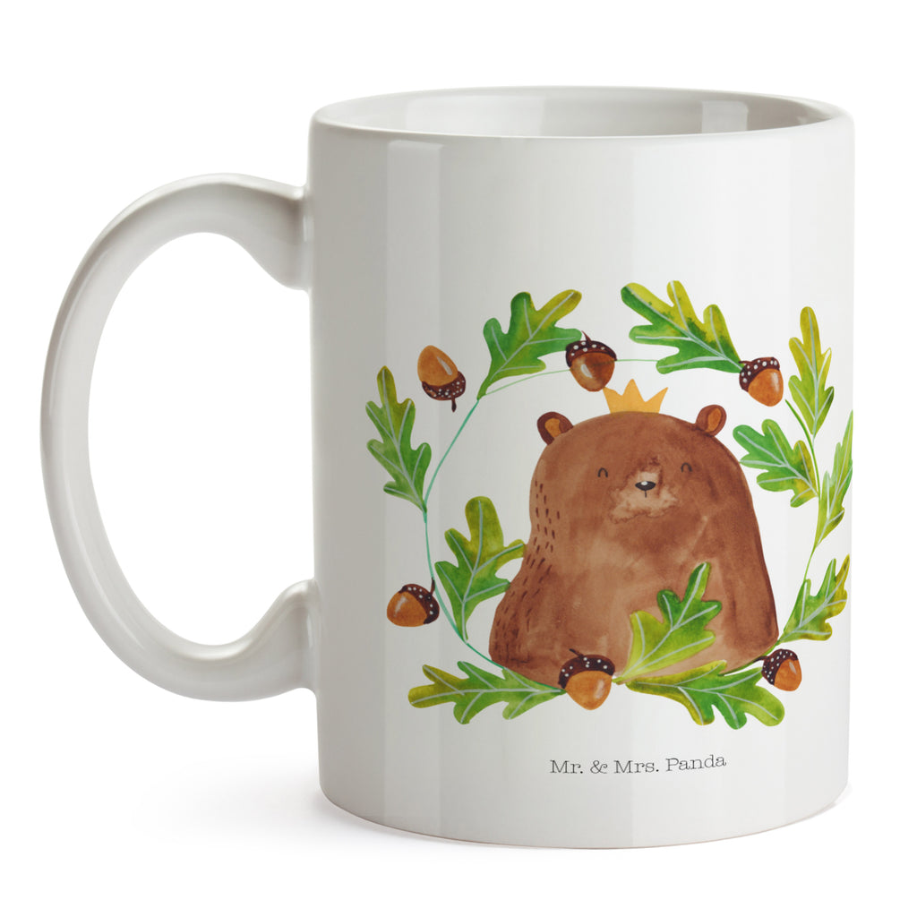 Tasse Bär König Papa, Bär, Papa Bär, bester Vater, bester Papa, weltbester Papa, Vatertag, Vater, Dad, Daddy, Papi, Becher, Kaffeetasse, Kaffeebecher, Tee, Frühstück, Büro  Bär, Teddy, Teddybär