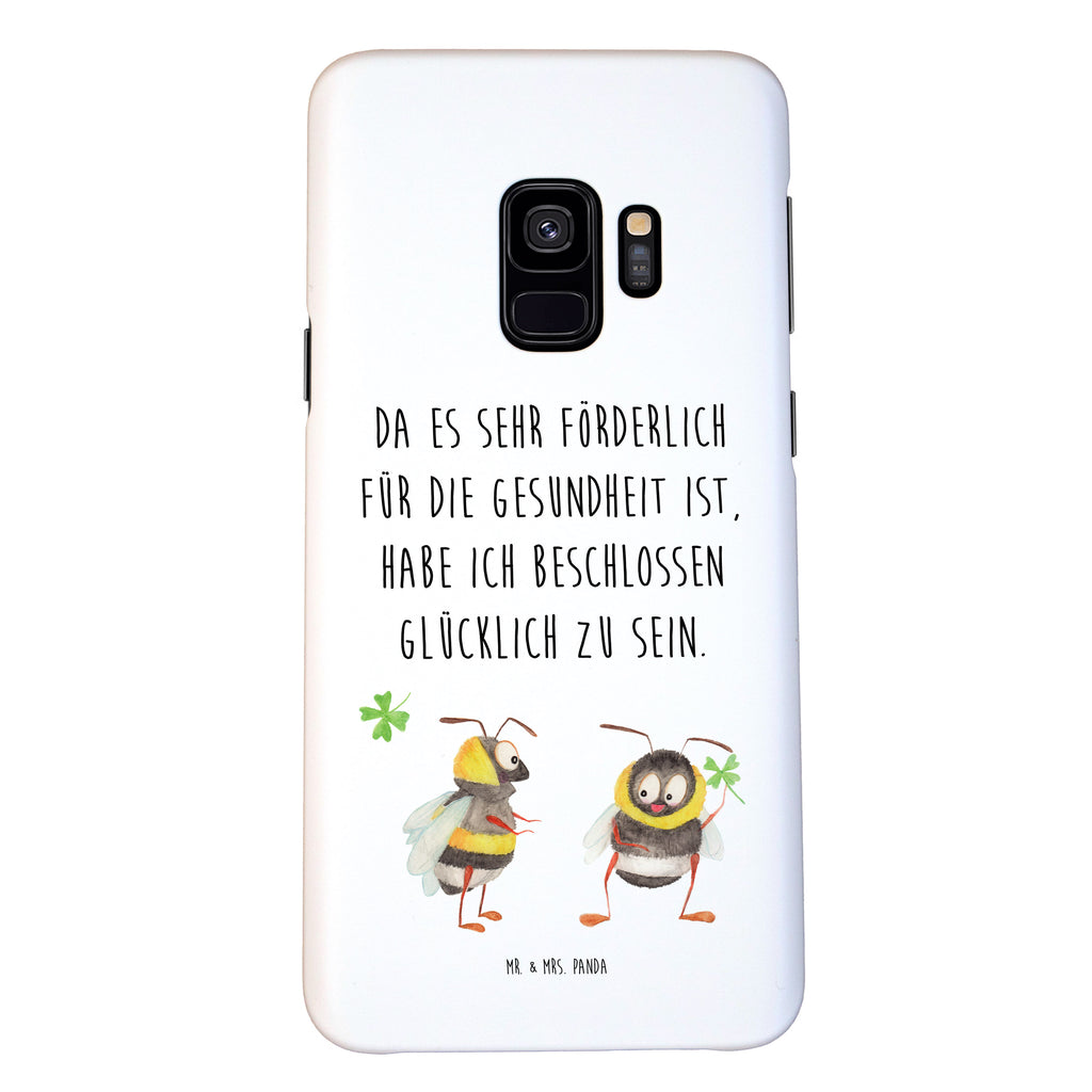 Samsung Galaxy S9 Handyhülle Hummeln mit Kleeblatt Samsung Galaxy S9, Handyhülle, Smartphone Hülle, Handy Case, Handycover, Hülle, süße Tiermotive, gute Laune, lustige Sprüche, Tiere, Hummel, Biene, Spruch positiv, Biene Deko, Spruch schön, glücklich sein, glücklich werden, Spruch fröhlich